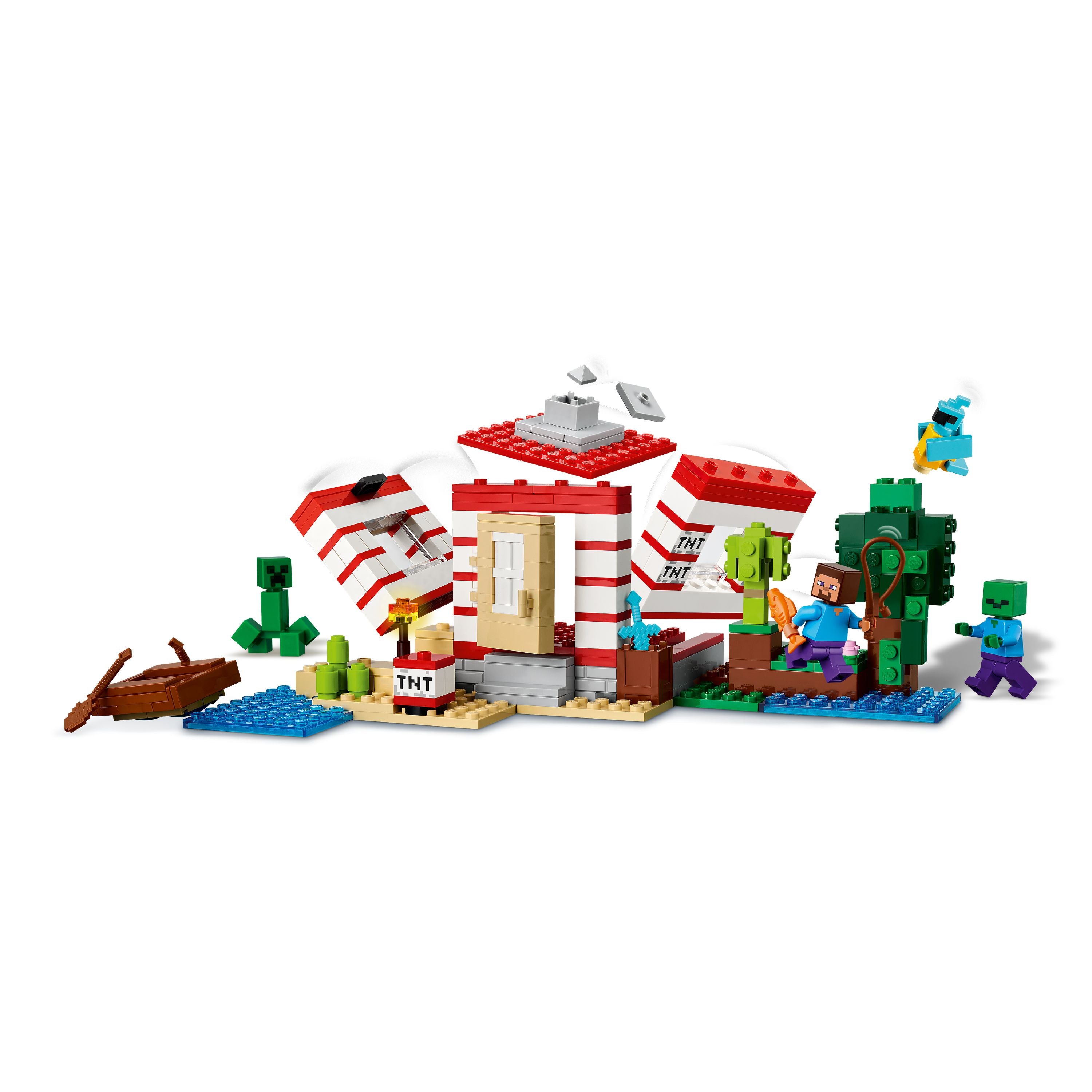 LEGO 21275 Minecraft The TNT Jungle House
