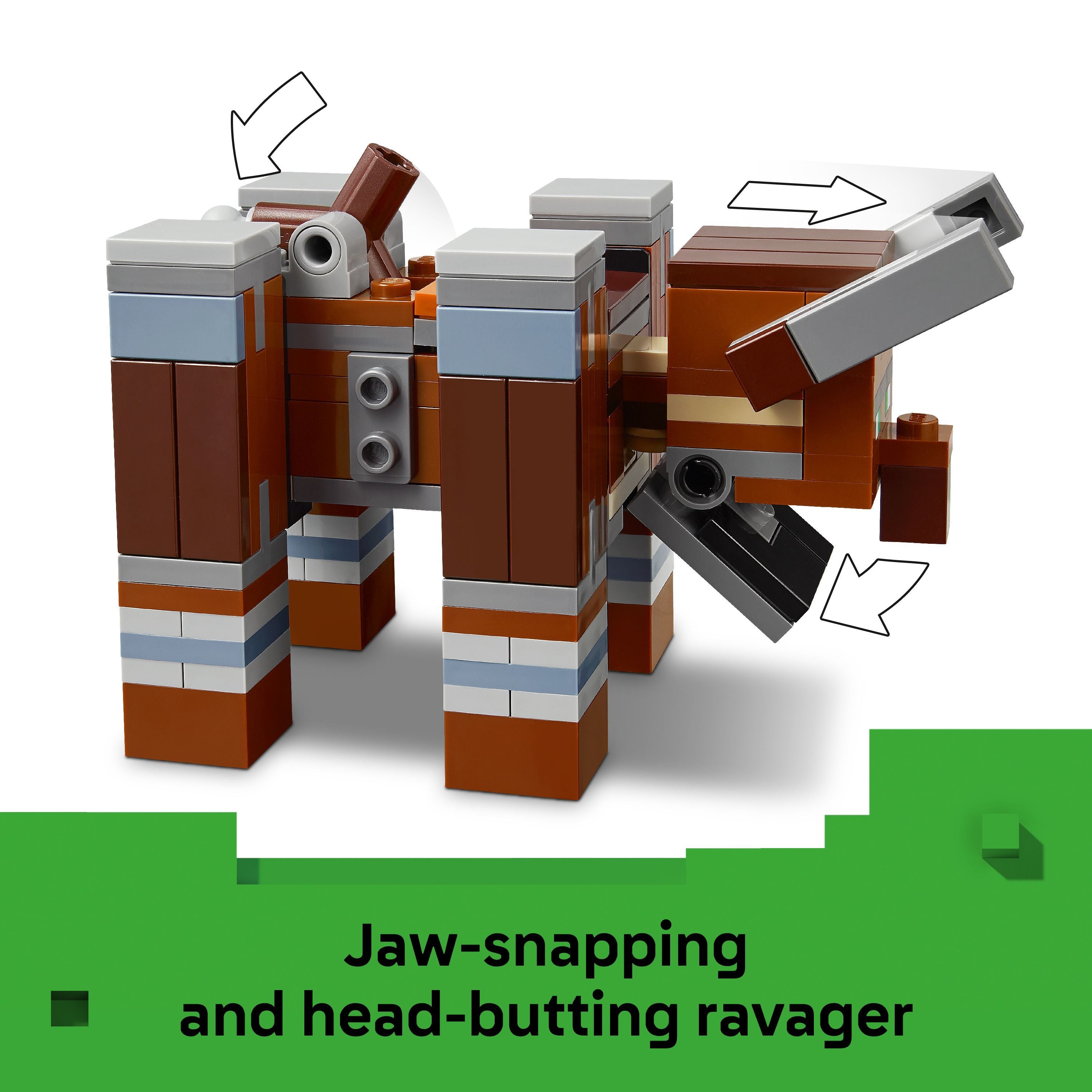 LEGO 21278 Minecraft The Pillager Outpost and Ravager