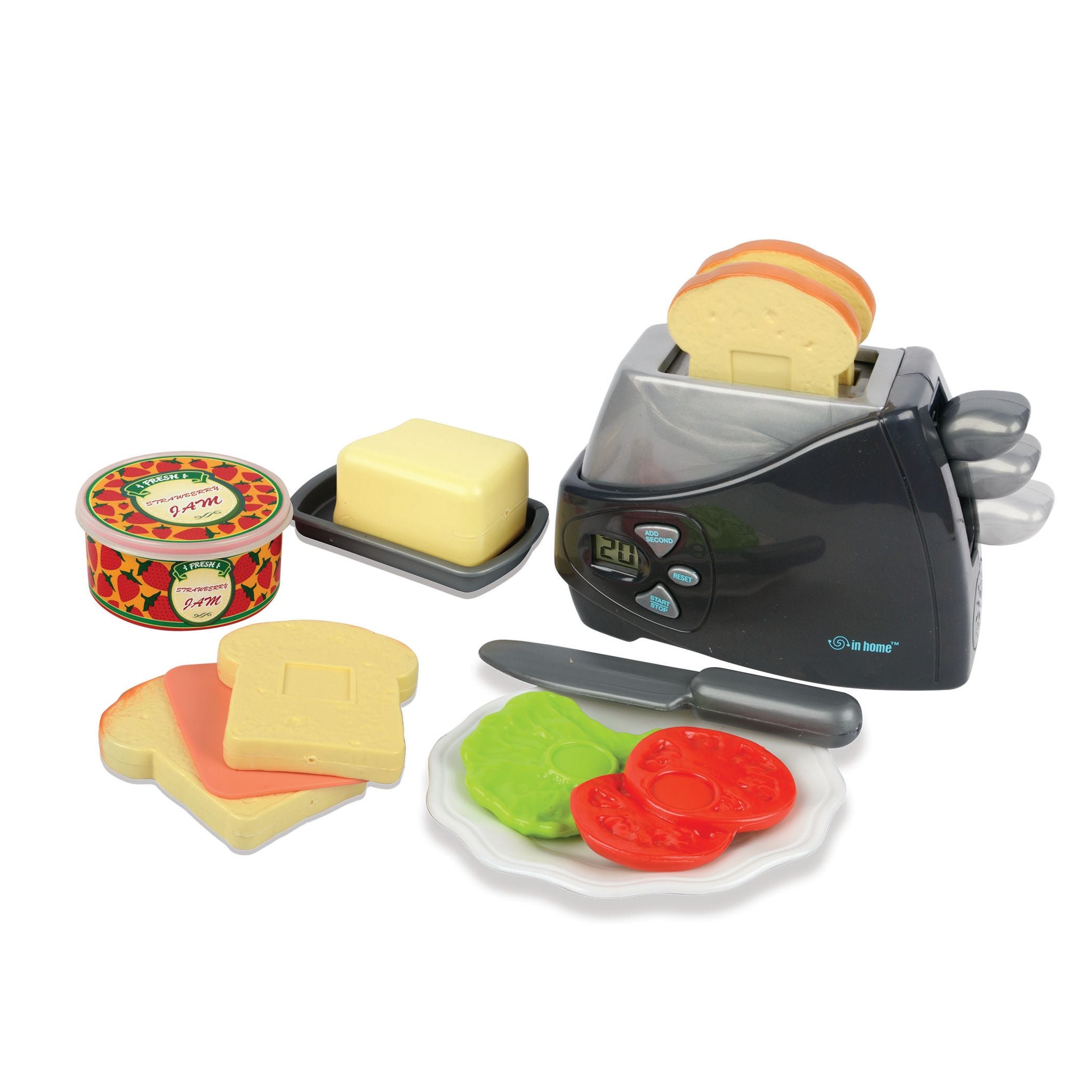 Red Box In Home Electronic Toaster Playset