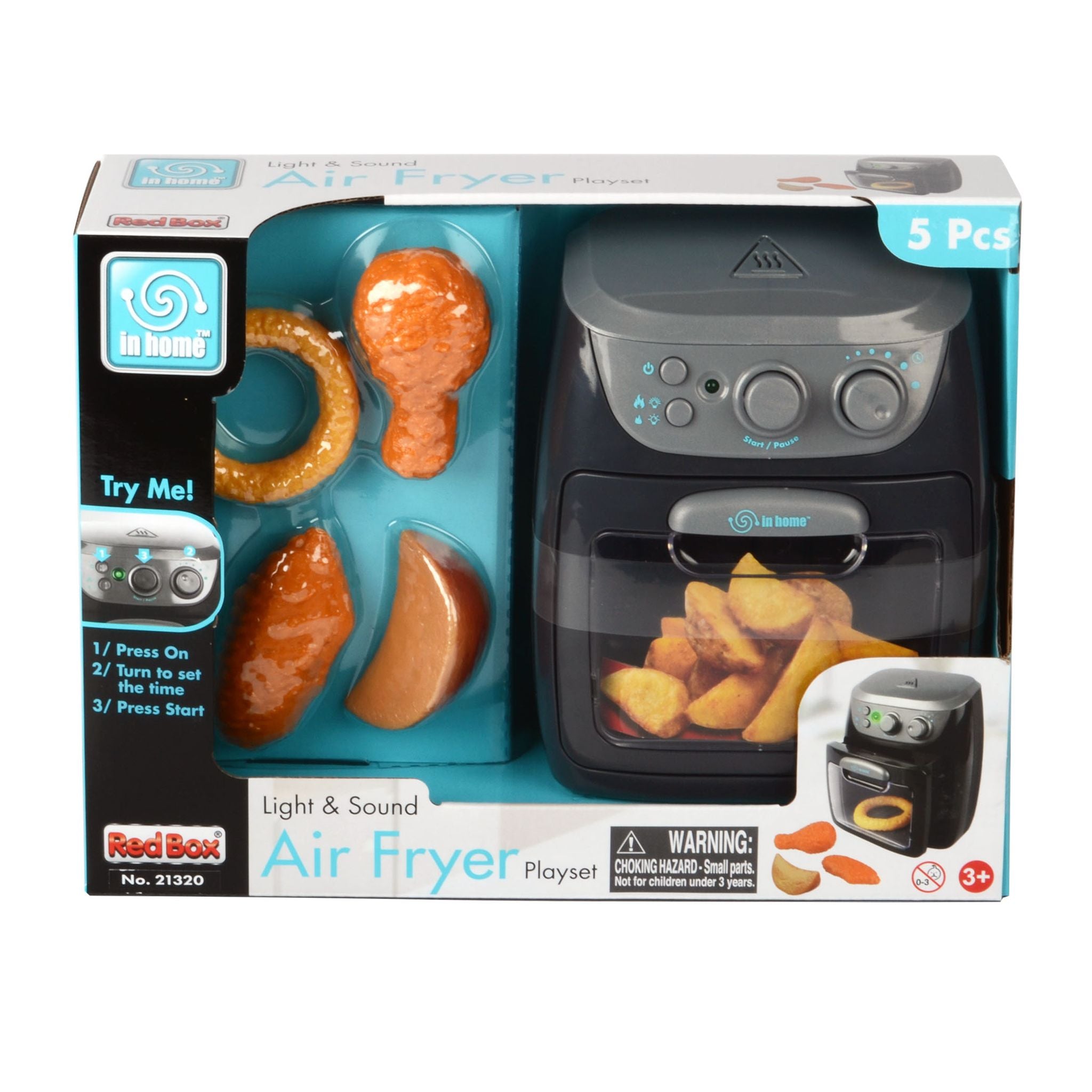 Red Box In Home Electronic Air Fryer Playset
