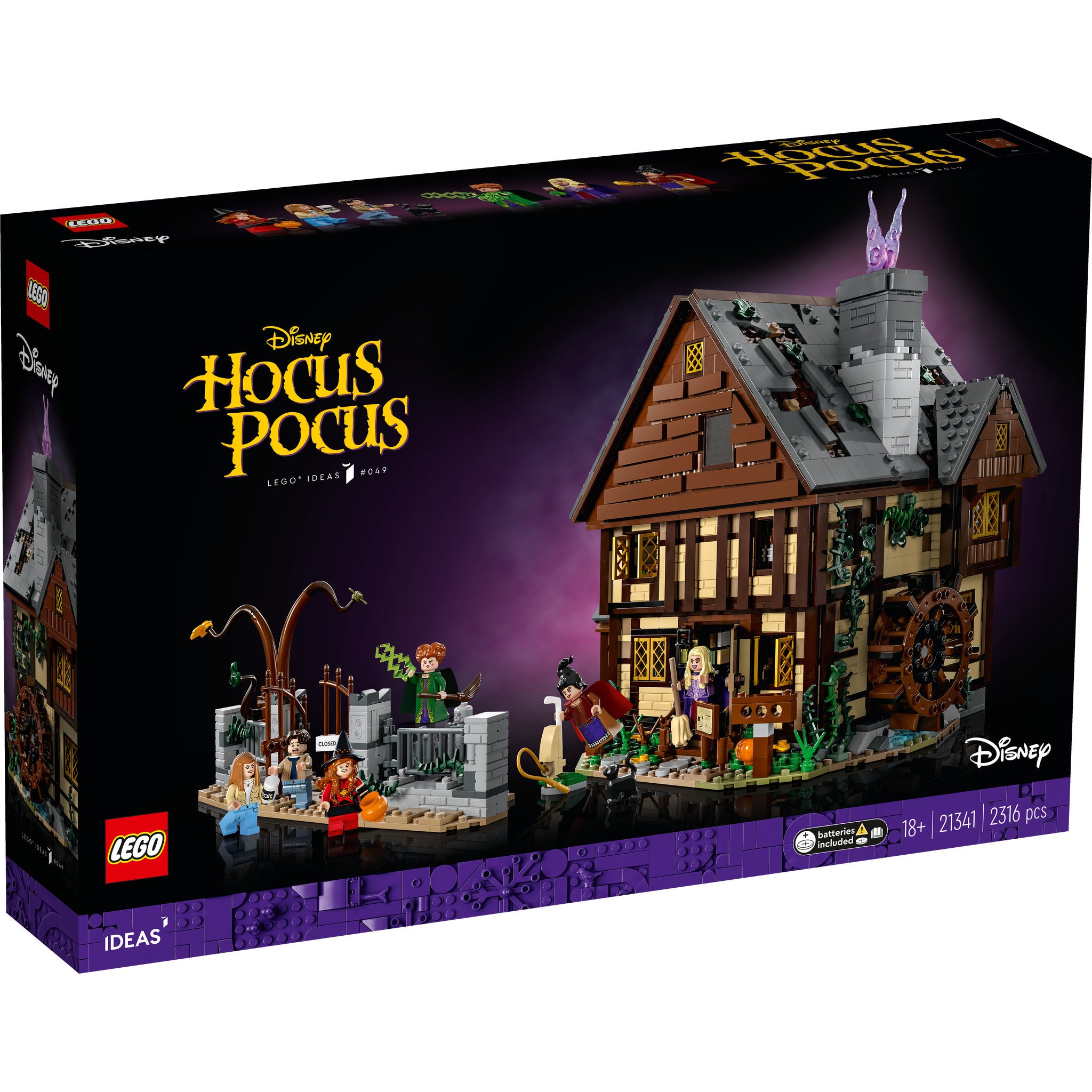 LEGO 21341 Ideas Disney Hocus Pocus: The Sandersons Sisters' Cottage