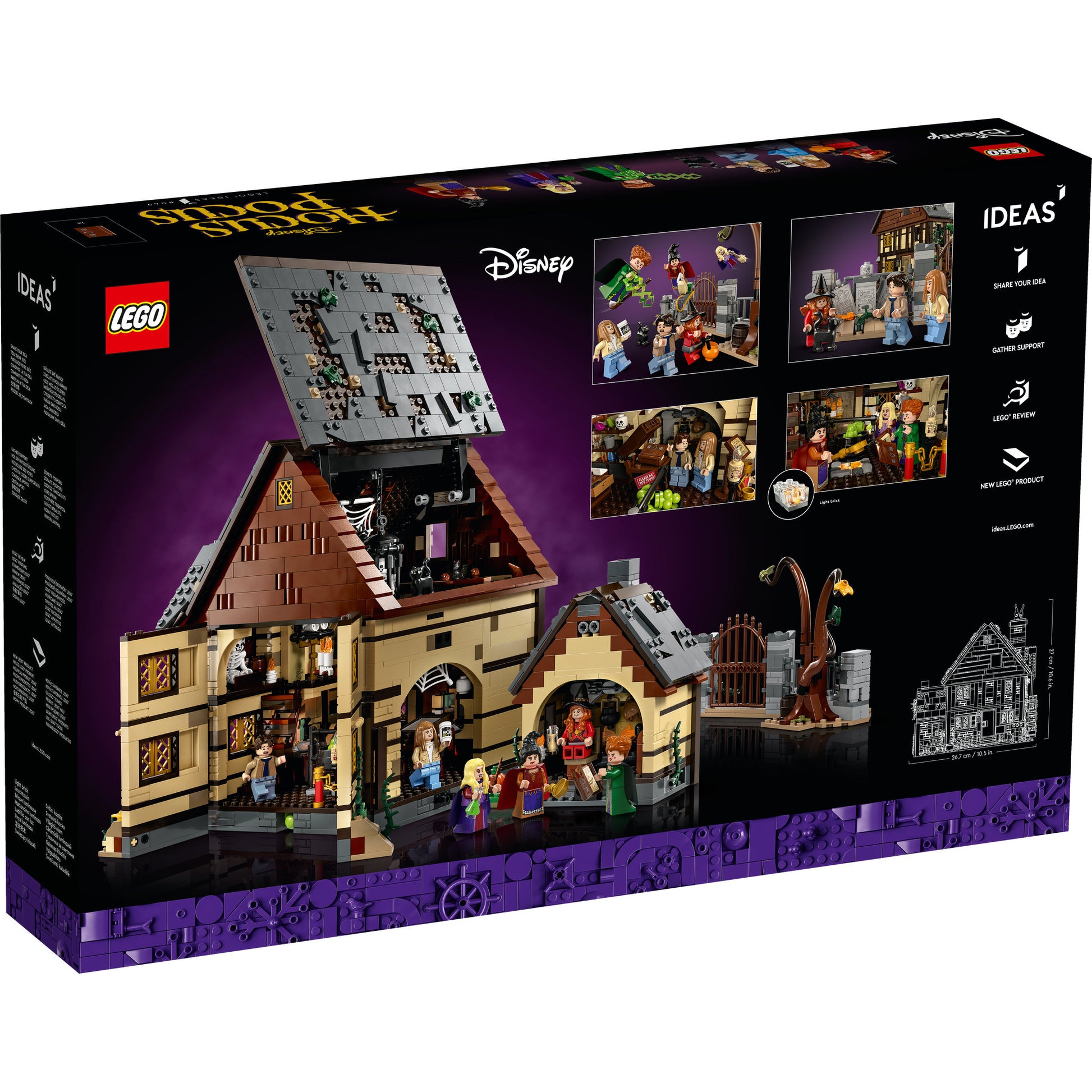 LEGO 21341 Ideas Disney Hocus Pocus: The Sandersons Sisters' Cottage - Toyworld NZ
