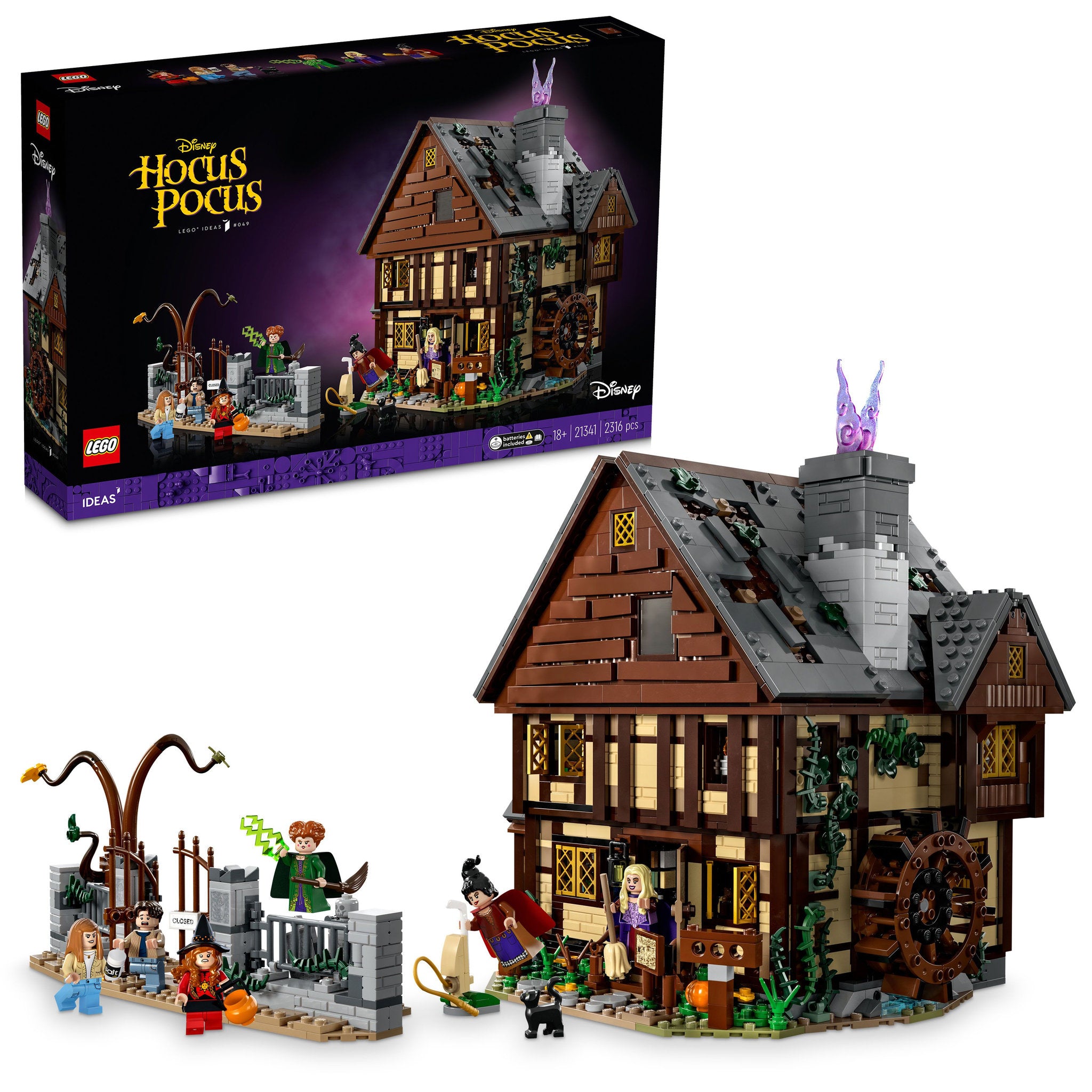 LEGO 21341 Ideas Disney Hocus Pocus: The Sandersons Sisters' Cottage