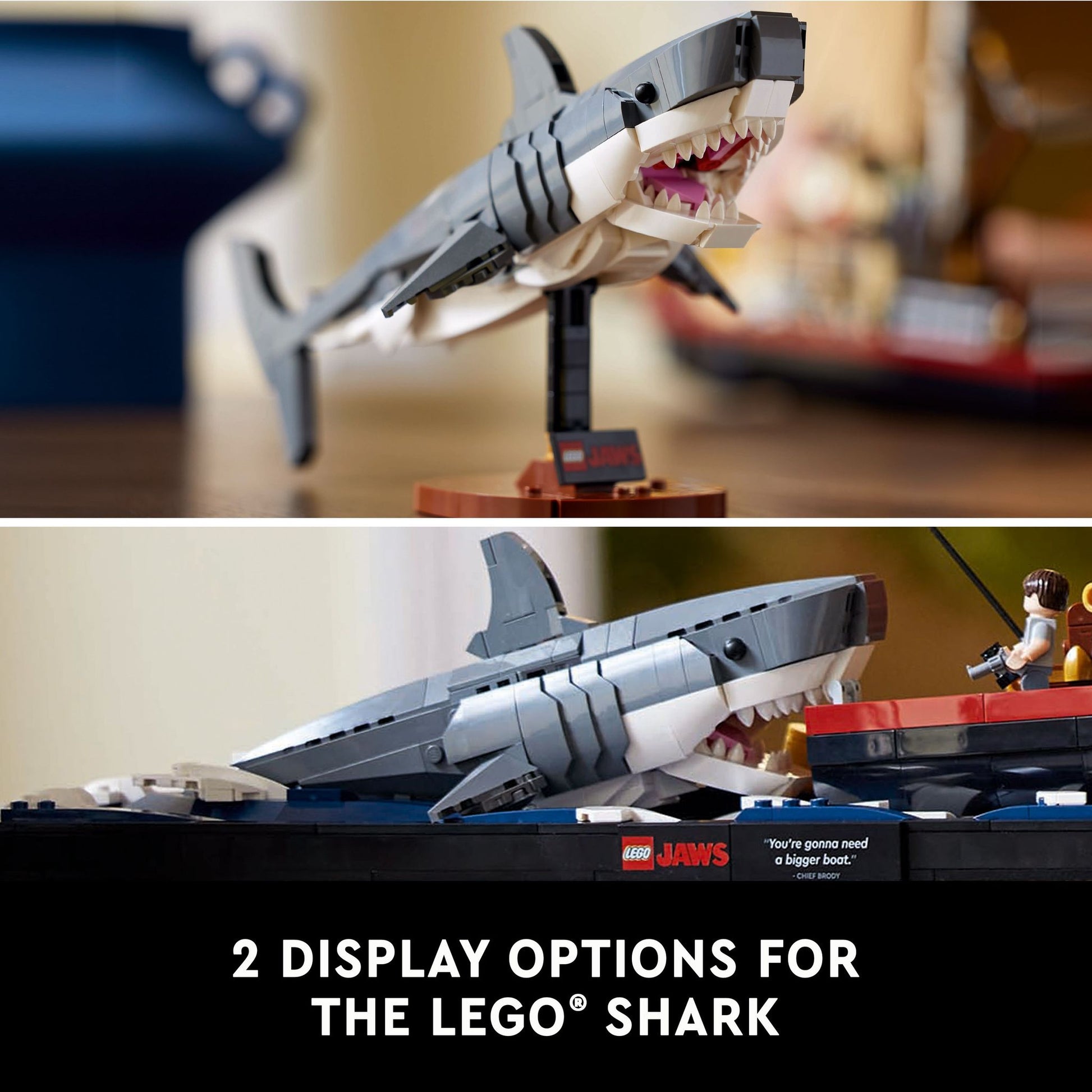 LEGO 21350 Ideas Jaws – Toyworld NZ - Main Image