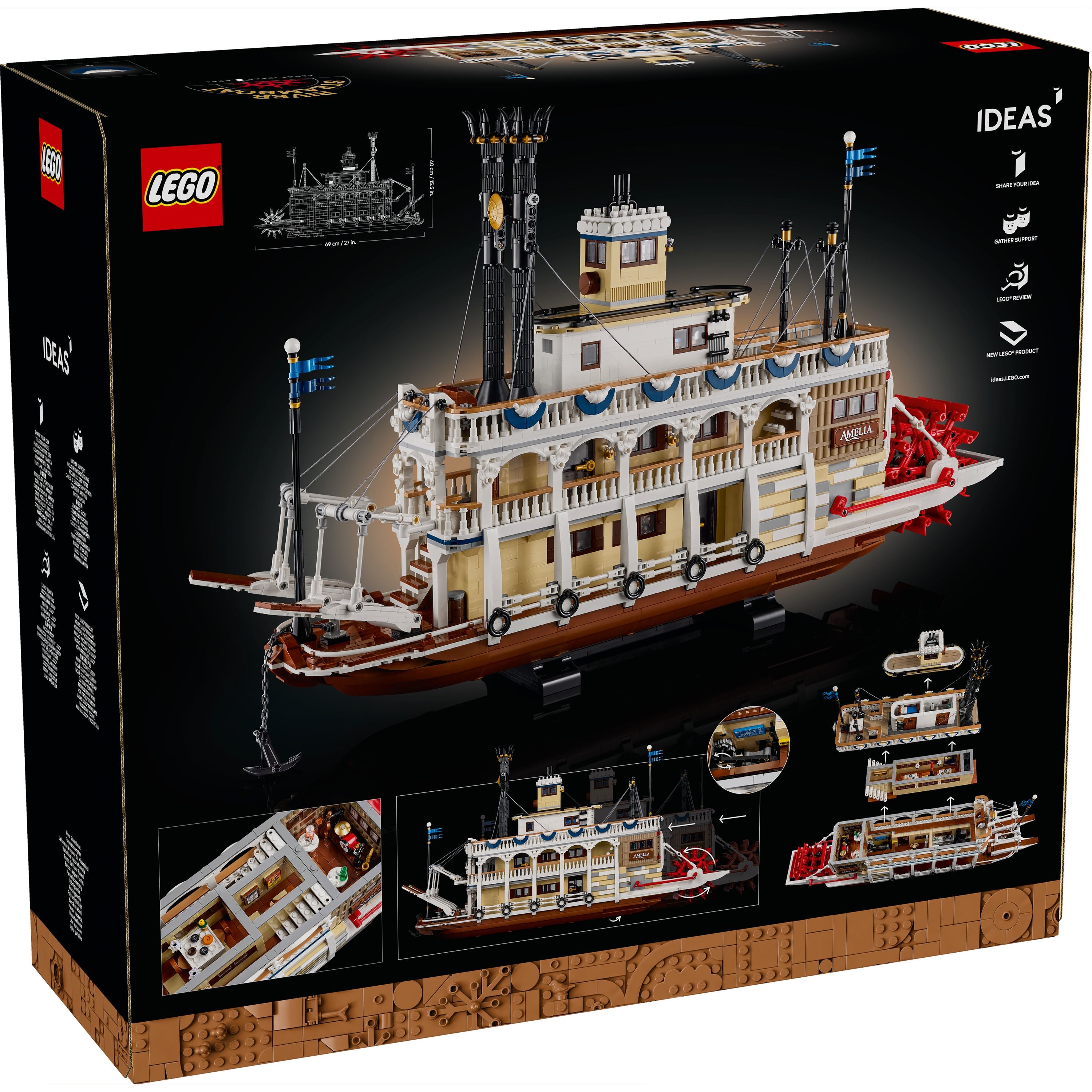 LEGO 21356 Ideas River Steamboat
