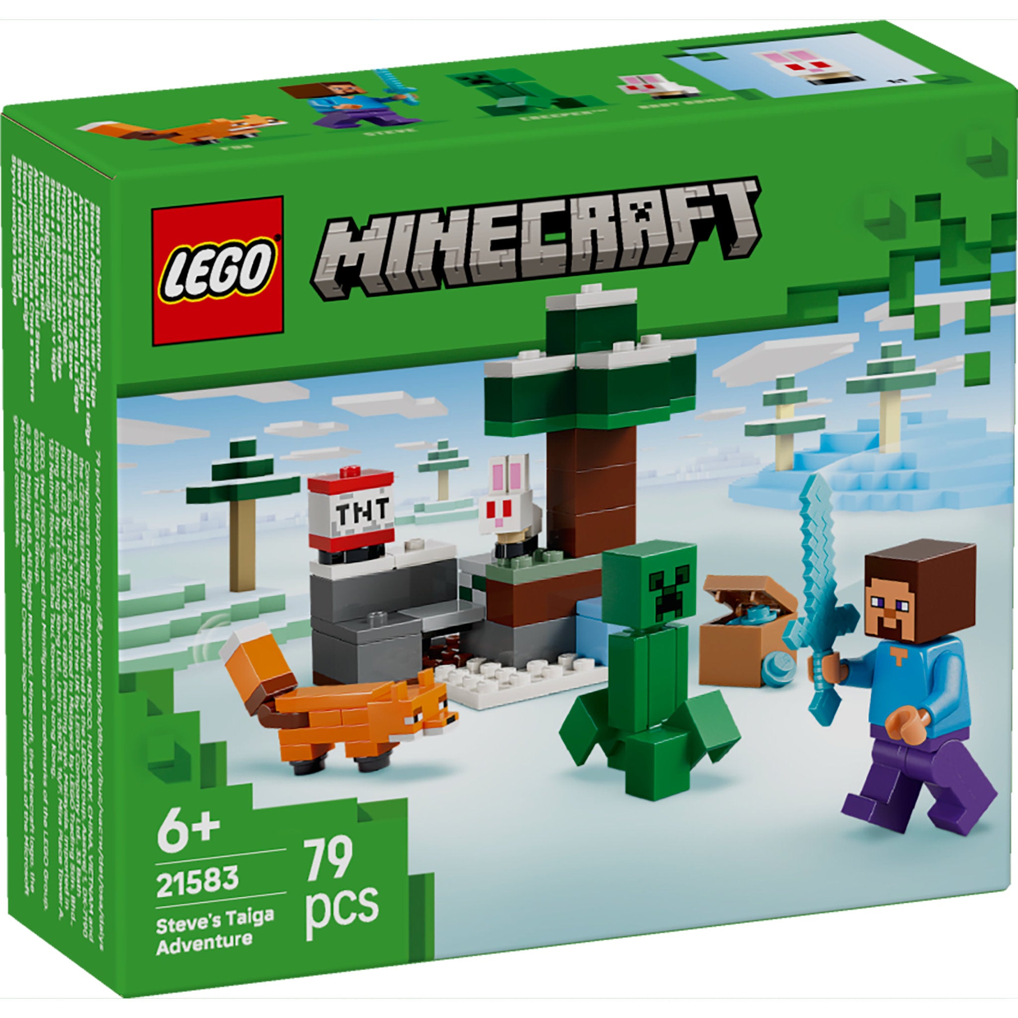 LEGO 21583 Minecraft Steve’s Taiga Adventure