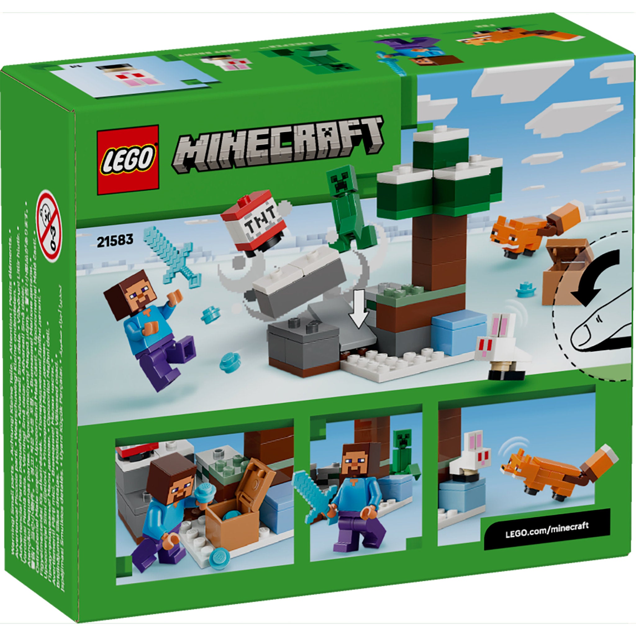 LEGO 21583 Minecraft Steve’s Taiga Adventure