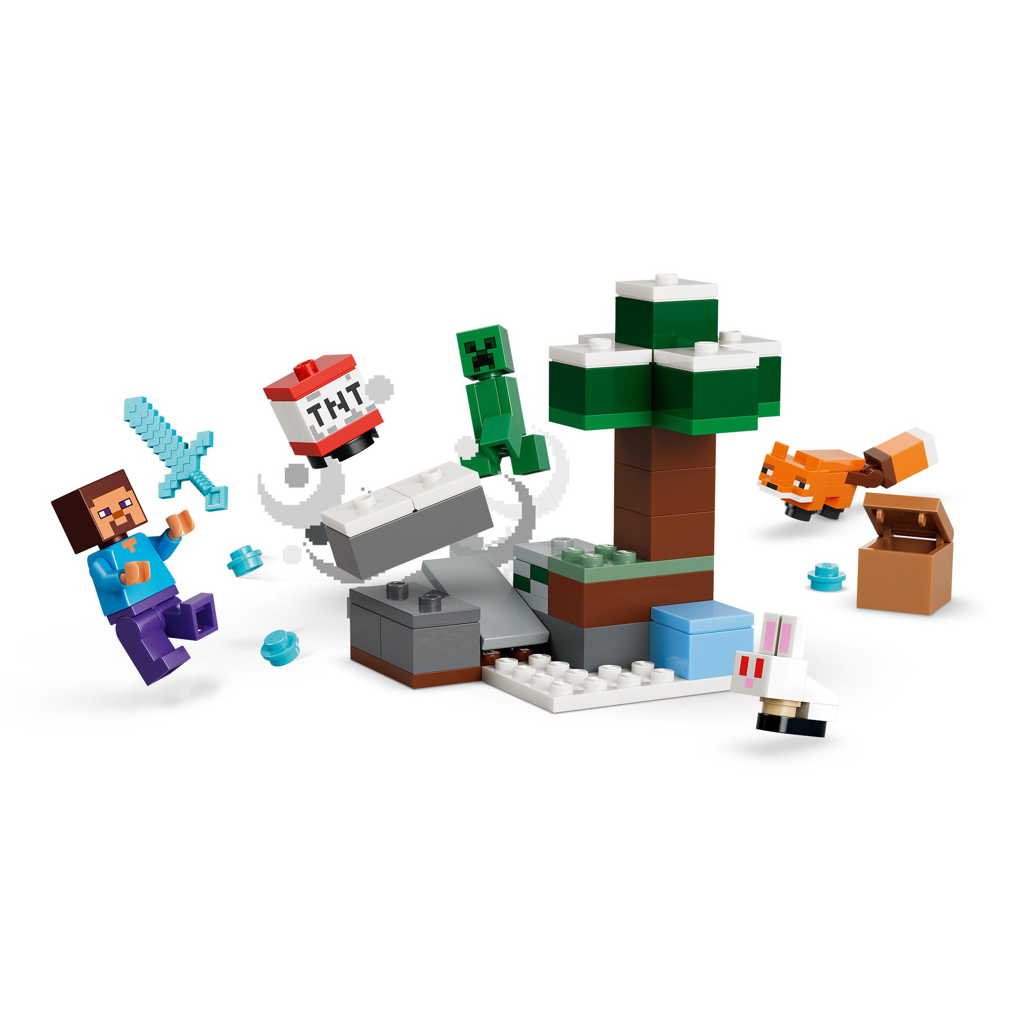 LEGO 21583 Minecraft Steve’s Taiga Adventure