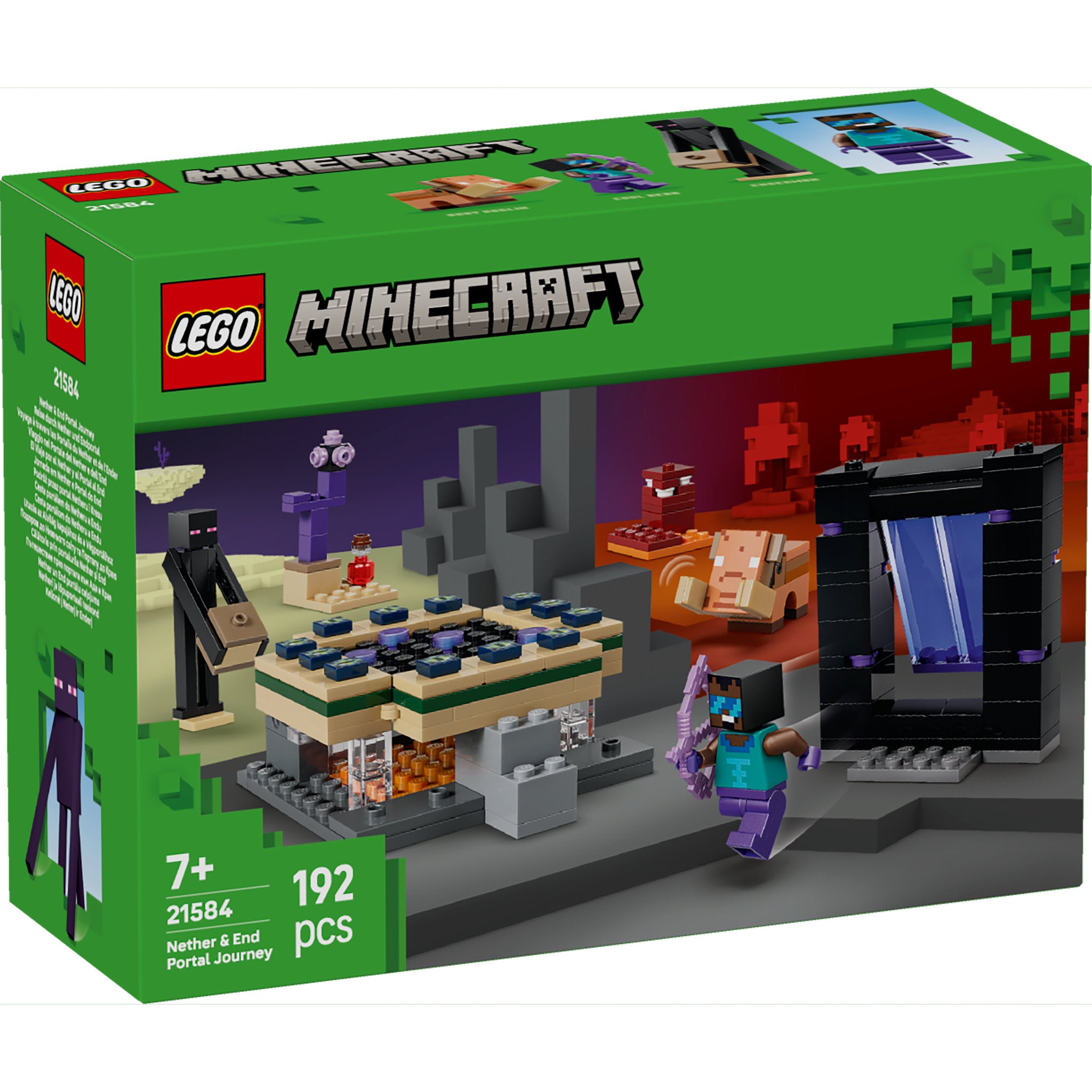 LEGO 21584 Minecraft Nether & End Portal Journey