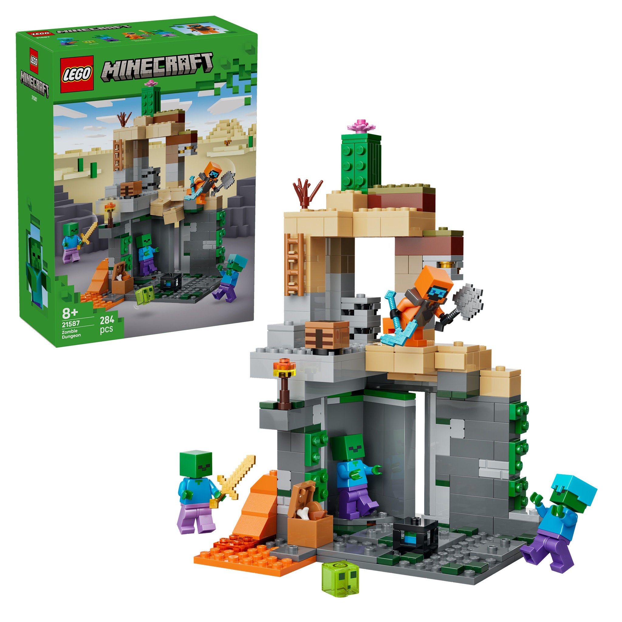LEGO 21587 Minecraft Zombie Dungeon – Toyworld NZ