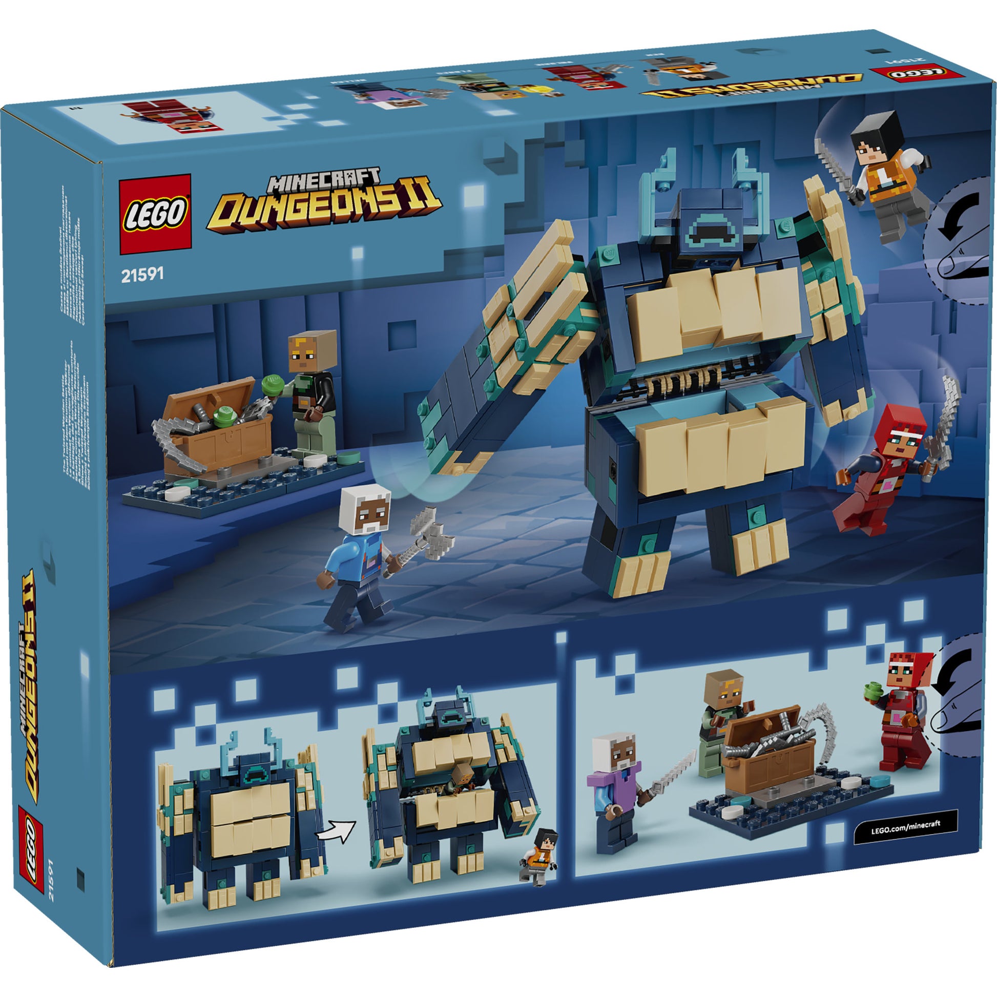 LEGO 21591 Minecraft The Twisted Warden Battle - Toyworld NZ
