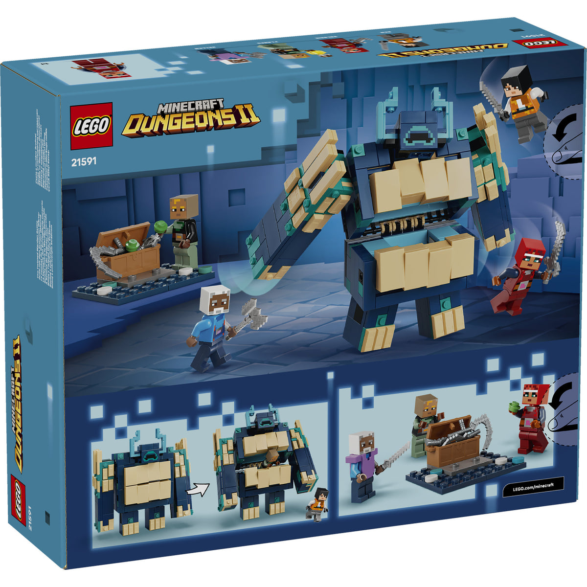 LEGO 21591 Minecraft The Twisted Warden Battle - Toyworld NZ