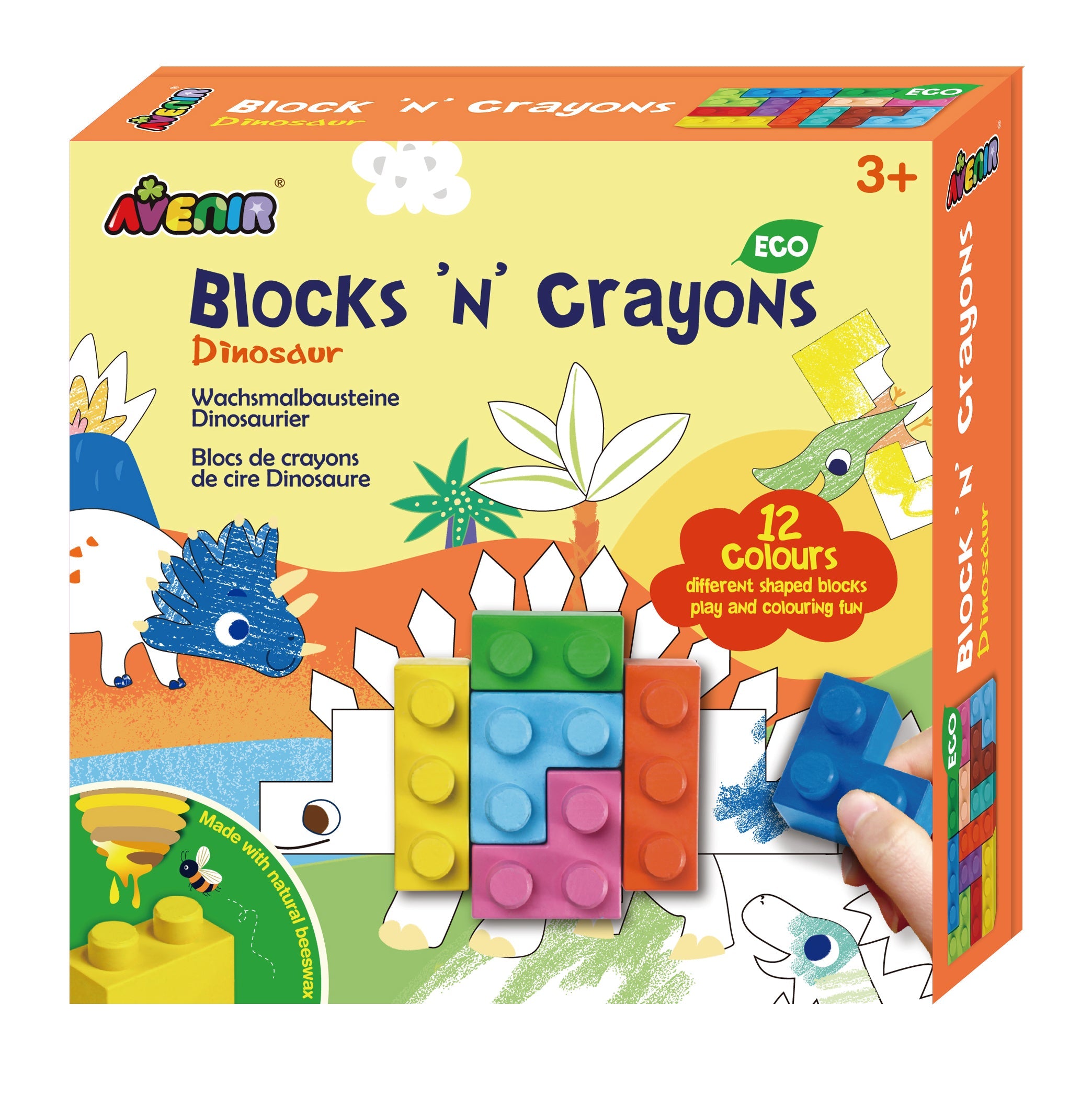 Avenir Blocks 'N' Crayons Dinosaur