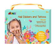 Avenir Nail Stickers And Tattoos Flower