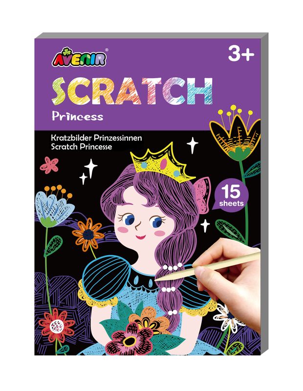 Avenir Mini Scratch Book - Princess