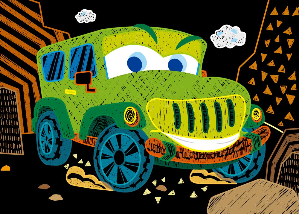 Avenir - Mini Scratch Book - Cars