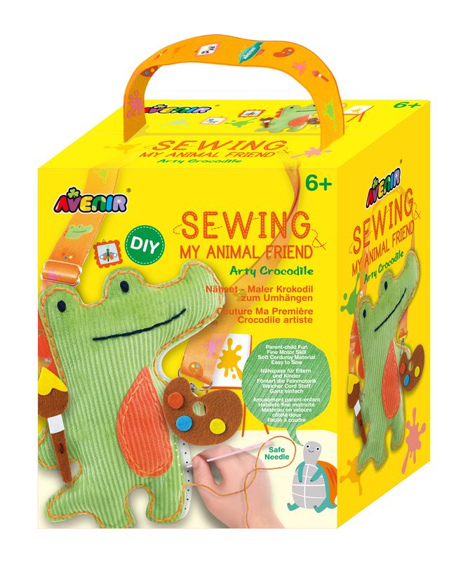 Avenir Diy Sewing My Animal Friend Arty Crocodile