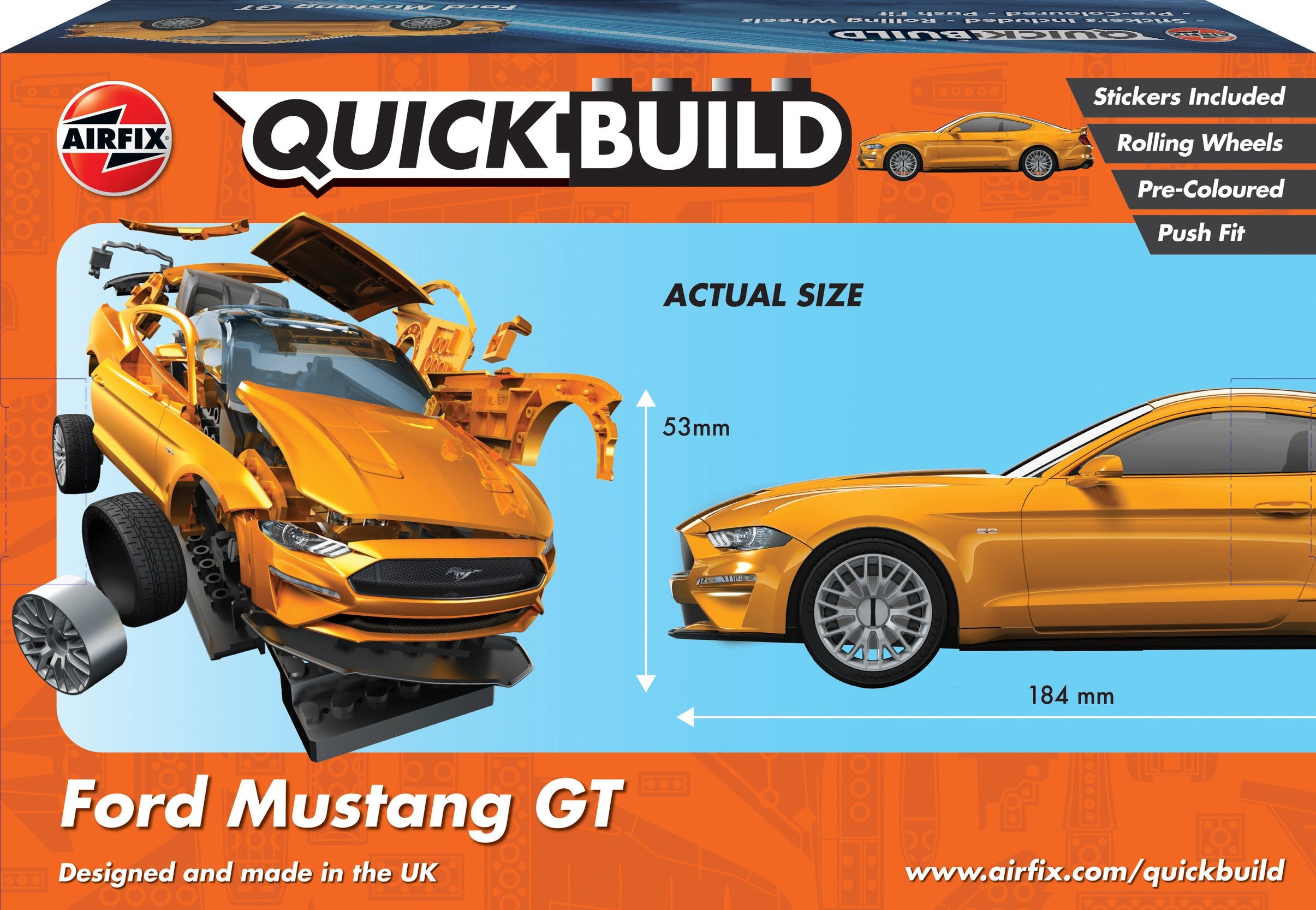 Airfix Quickbuild Ford Mustang GT Model Kit