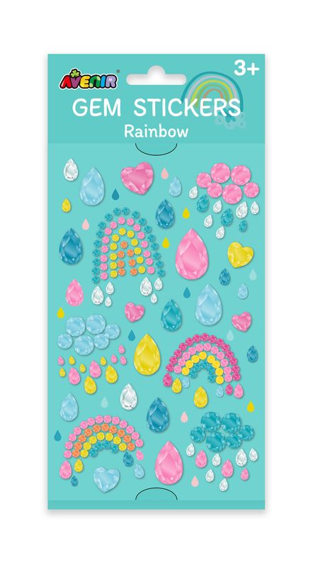 Avenir Gem Stickers Rainbows