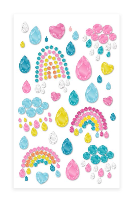 Avenir Gem Stickers Rainbows