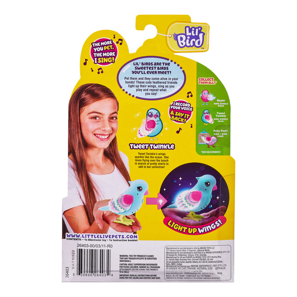 Little Live Pets Lil Bird Tweet Twinkle – Toyworld NZ