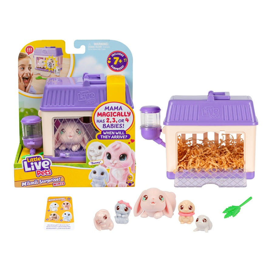 Little Live Pets Mama Surprise Series 4 Mini Playset Bunny - Toyworld NZ