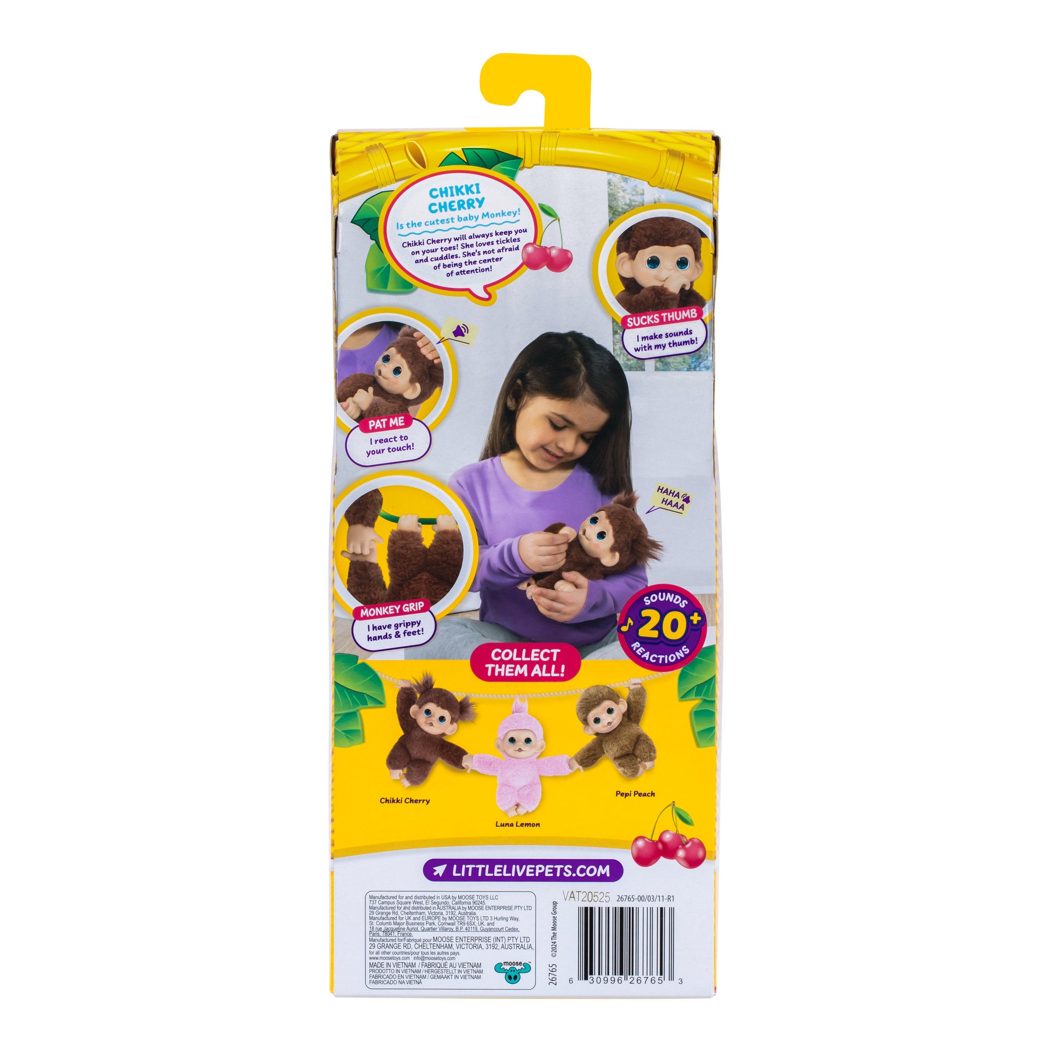 Little Live Pets My Baby Mini Monkey - Chikki Cherri