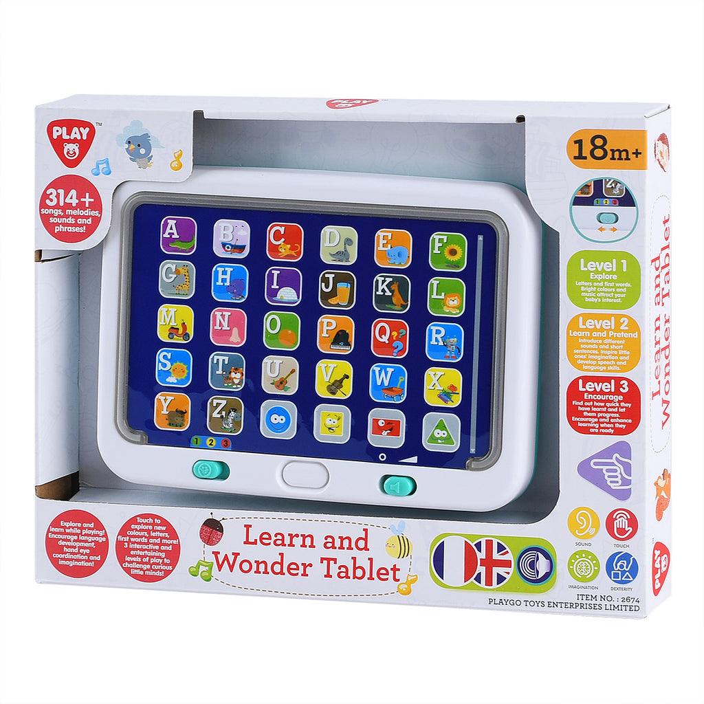 PLAYGO TOYS ENT. LTD. LEARN AND WONDER TABLET