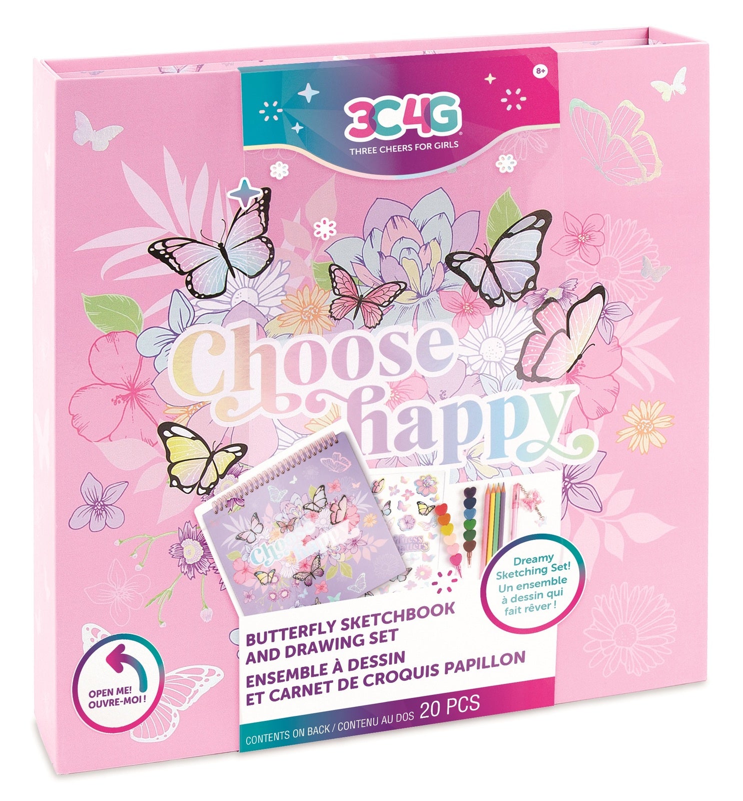 Butterfly Sketchbook & Drawing Set