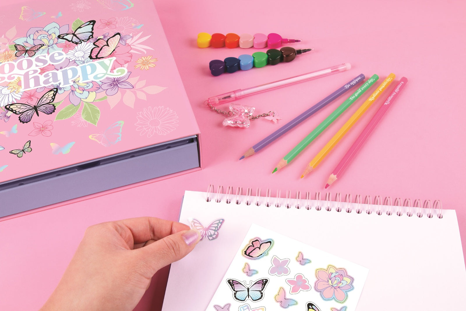 Butterfly Sketchbook & Drawing Set