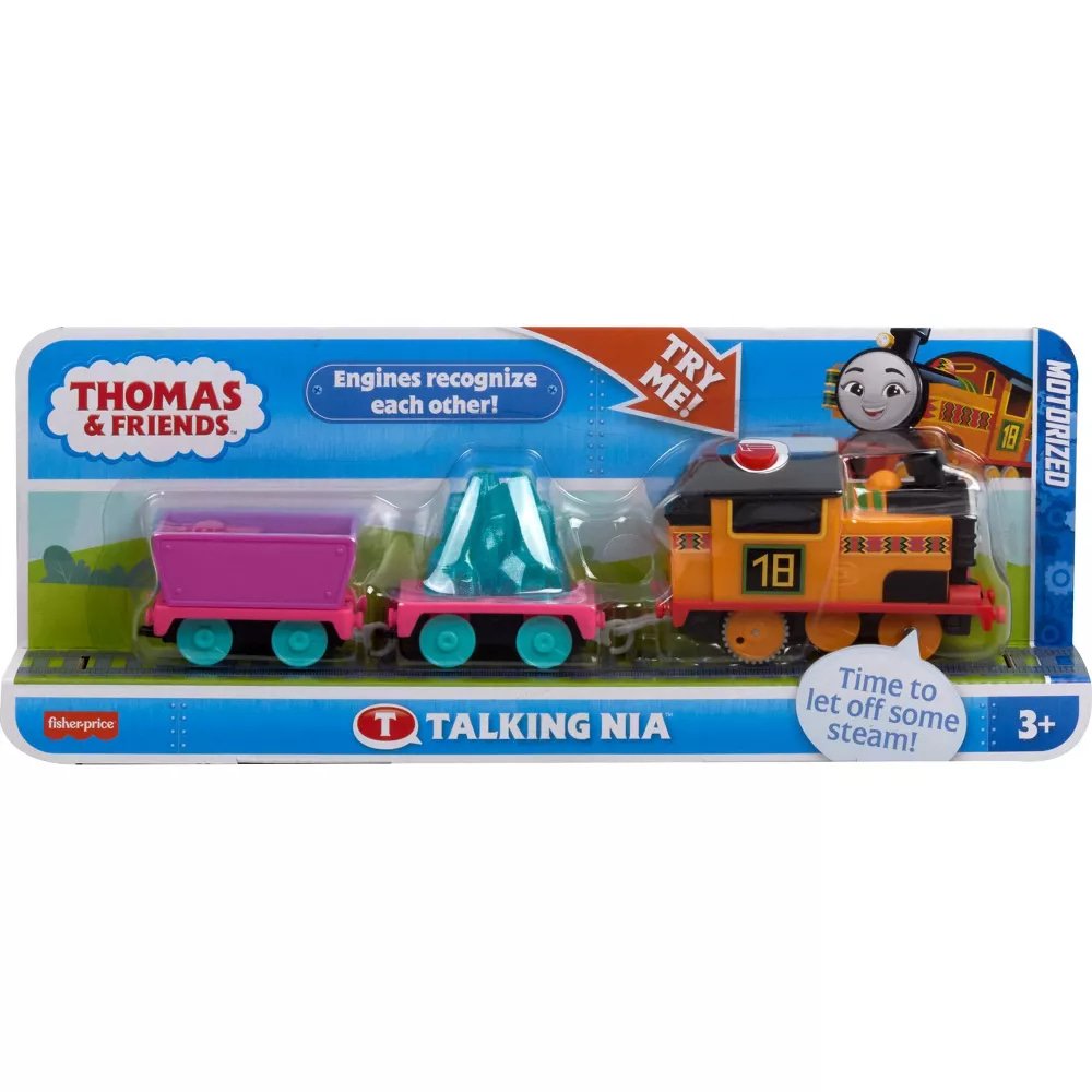 Fisher-Price Thomas & Friends Talking Motorized Train Engine with Phrases & Sounds Nia