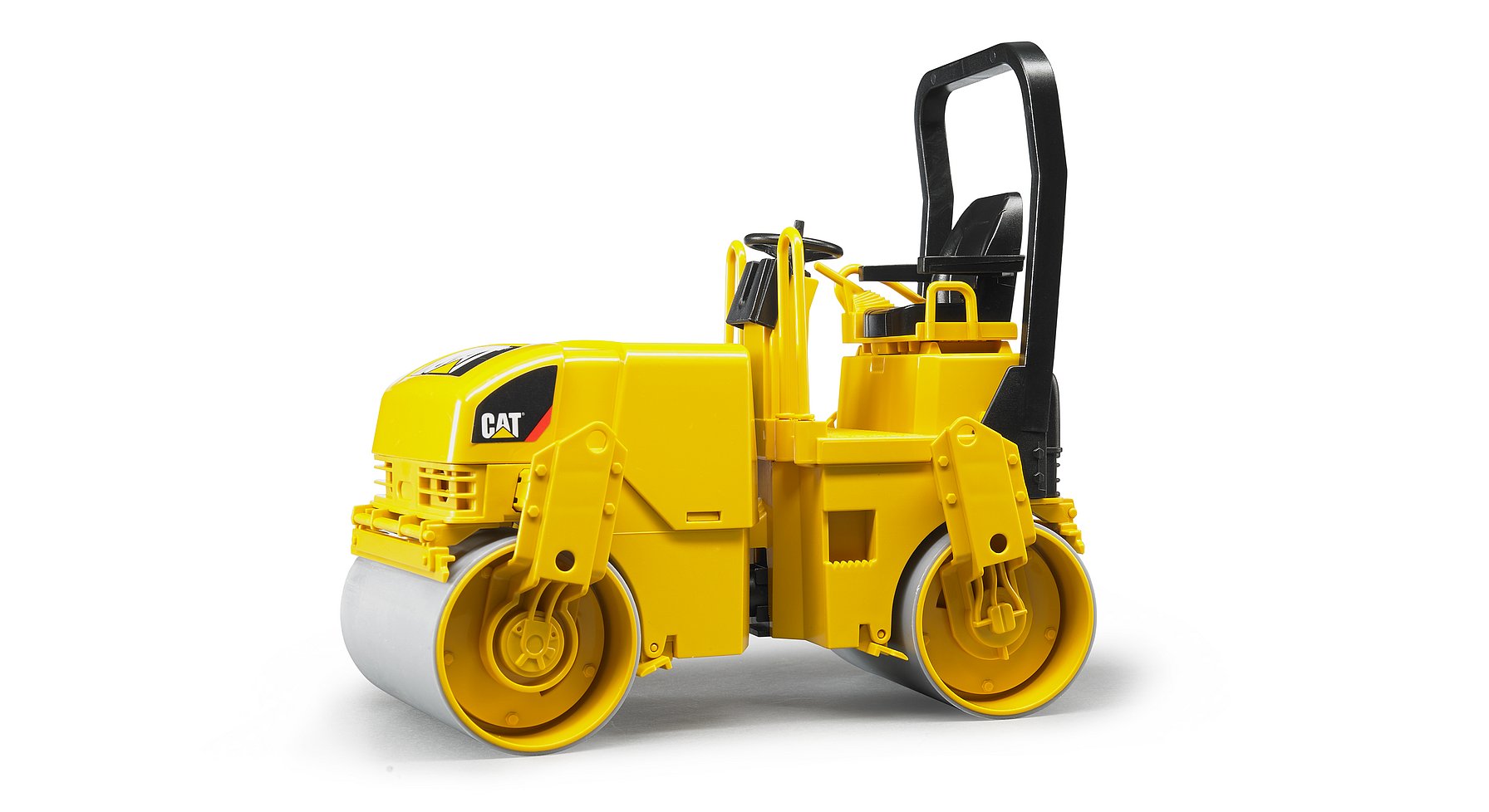 Bruder Compact Construction Vehicle - CAT Asphalt Drum Compactor