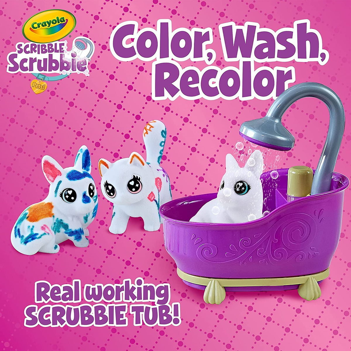 Crayola Scribble Scrubbie Pets Bath Tub Playset - Toyworld NZ
