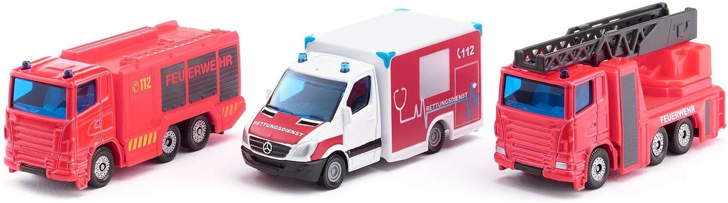 Siku 6326 3 Piece Fire Emergency Set - Toyworld NZ