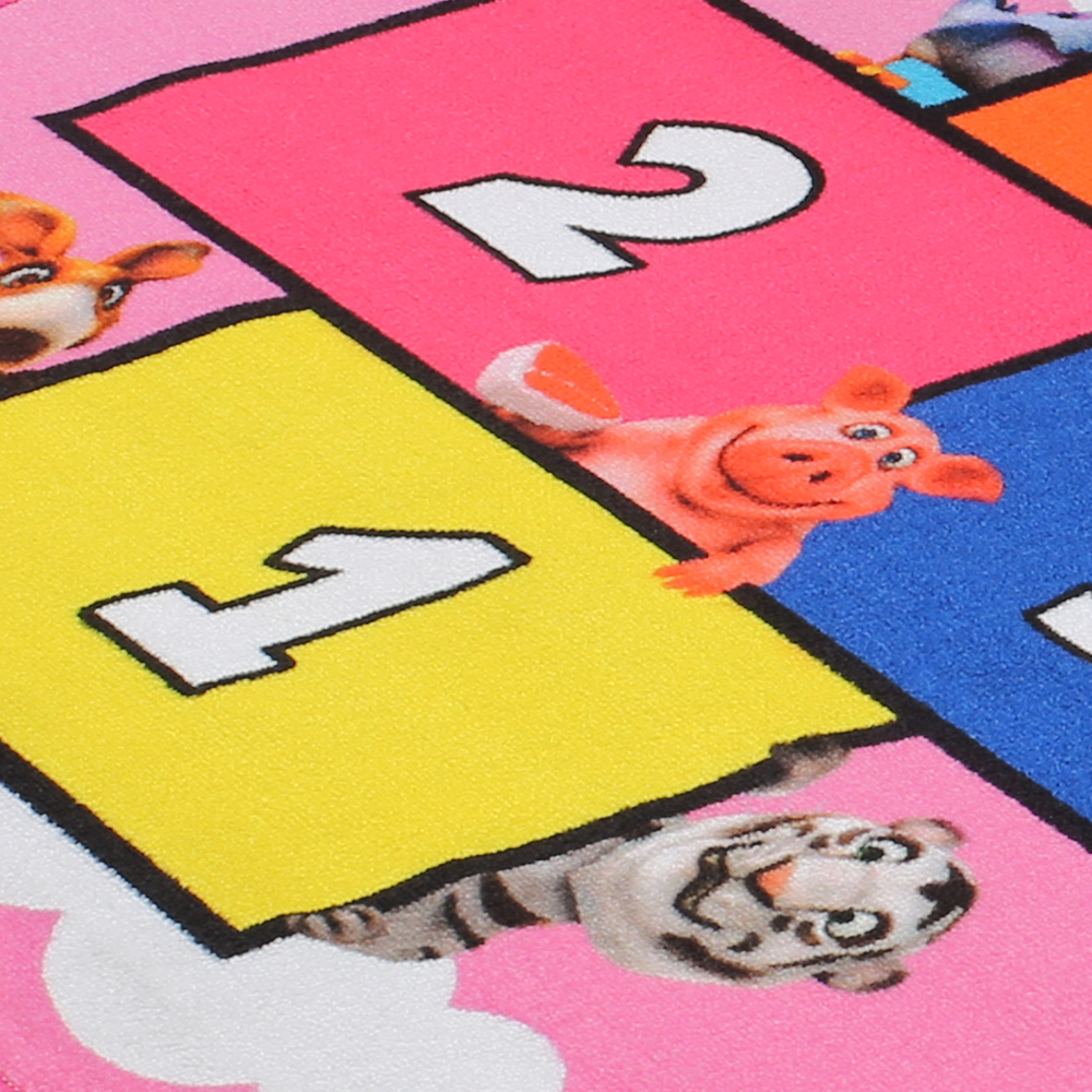 Play Zone Mats Hopscotch Pink 200X100cm Playmat