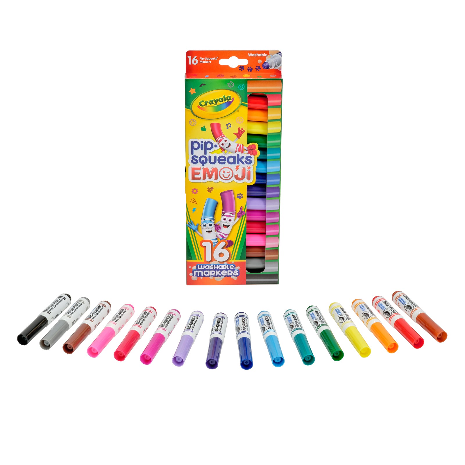 Crayola Pipsqueaks Emoji Markers 16 Pack