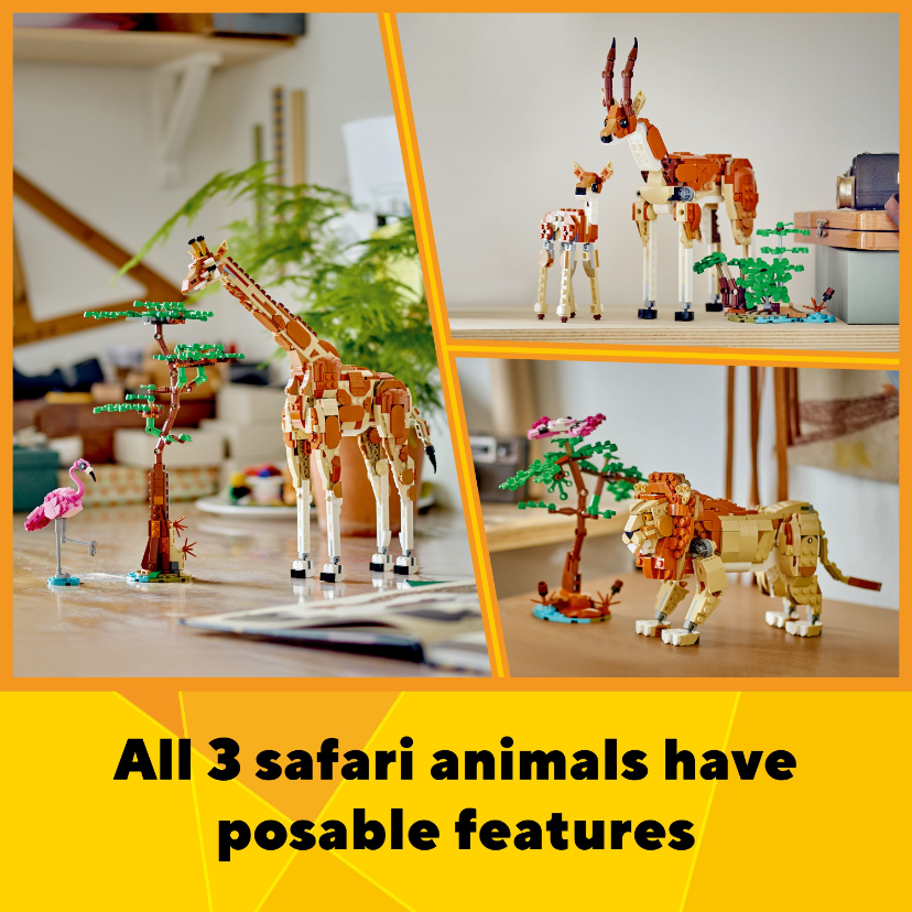 LEGO 31150 Creator Nature And Animals Wild Safari Animals