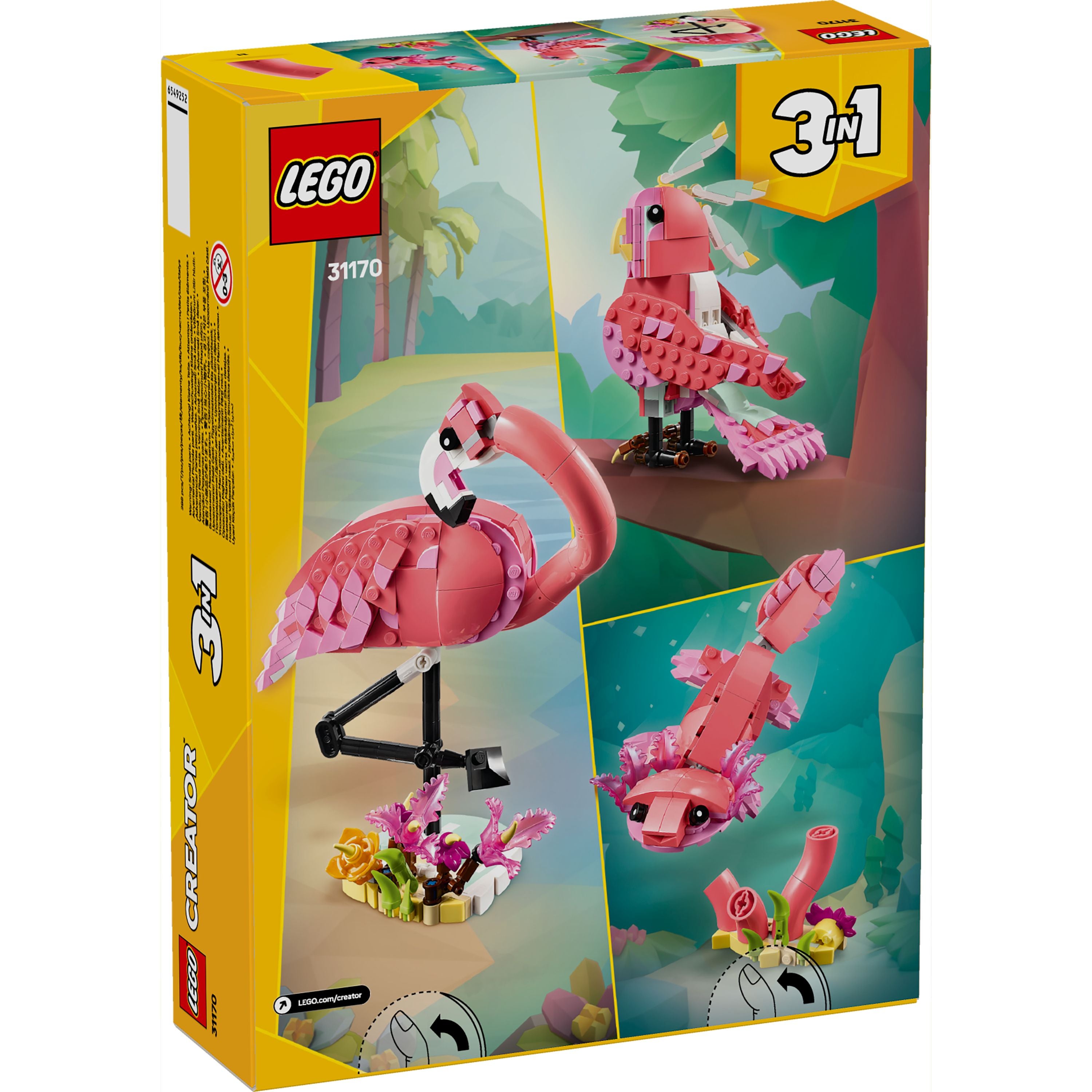 LEGO 31170 Creator Wild Animal: Pink Flamingo