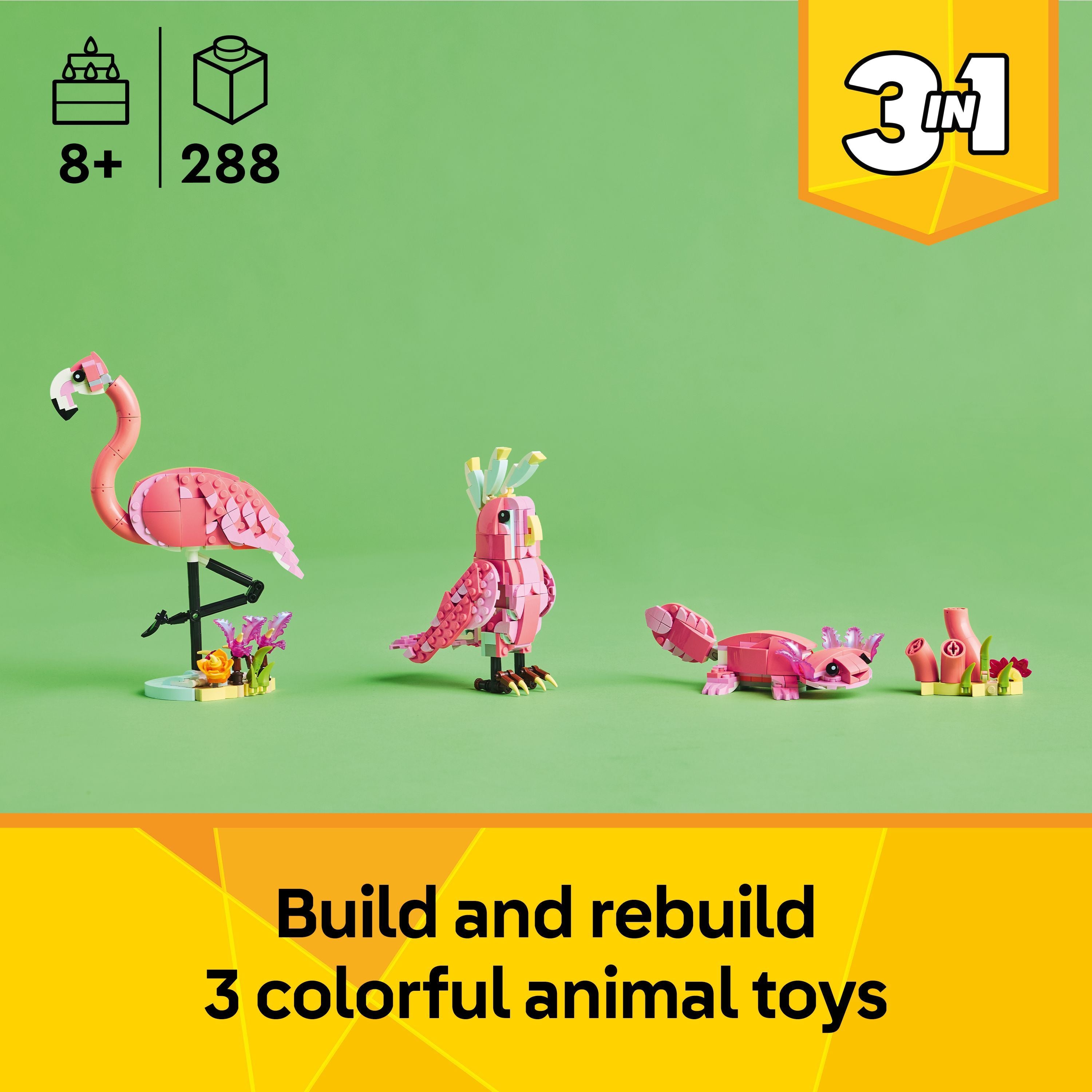 LEGO 31170 Creator Wild Animal: Pink Flamingo