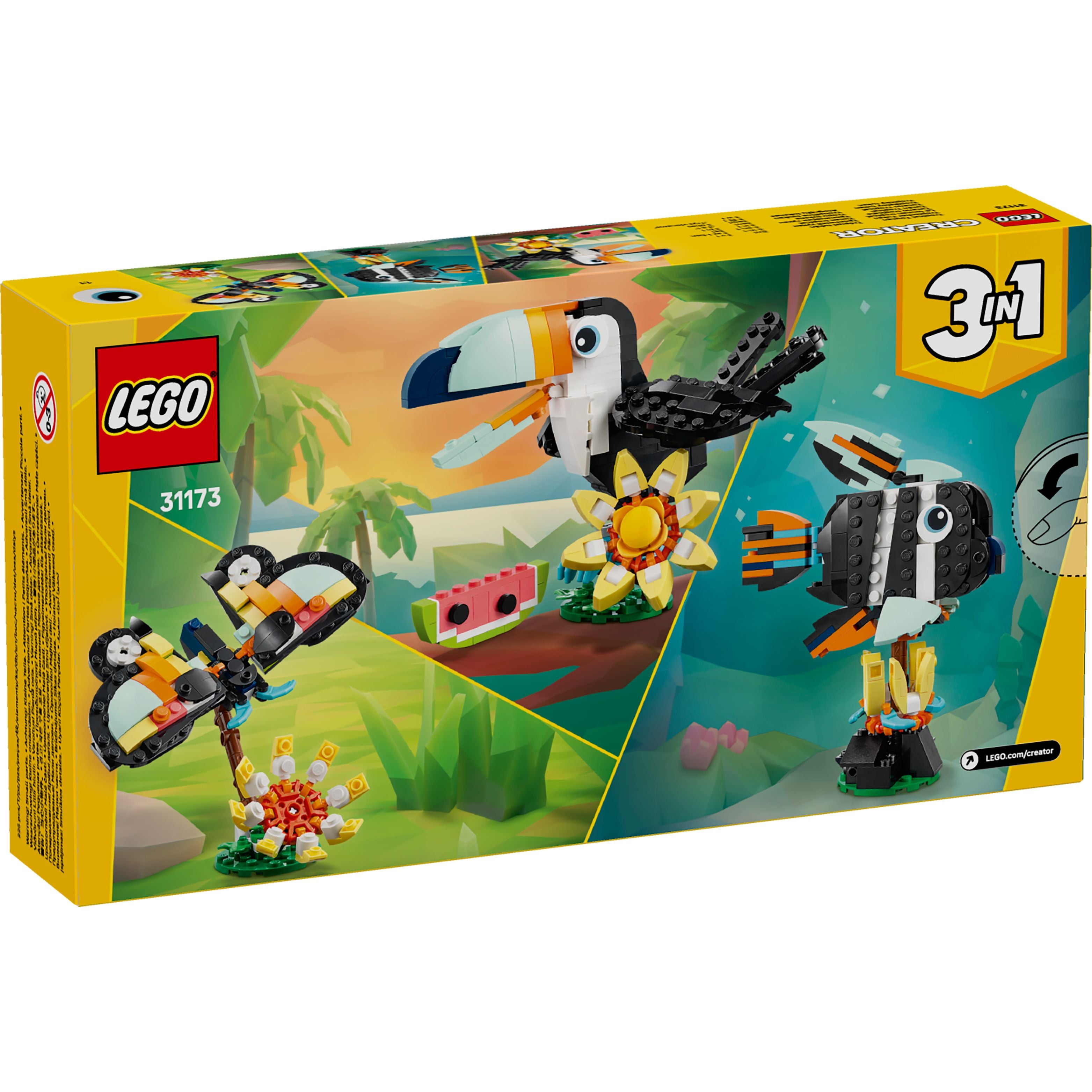LEGO 31173 Creator Wild Animals: Tropical Toucan