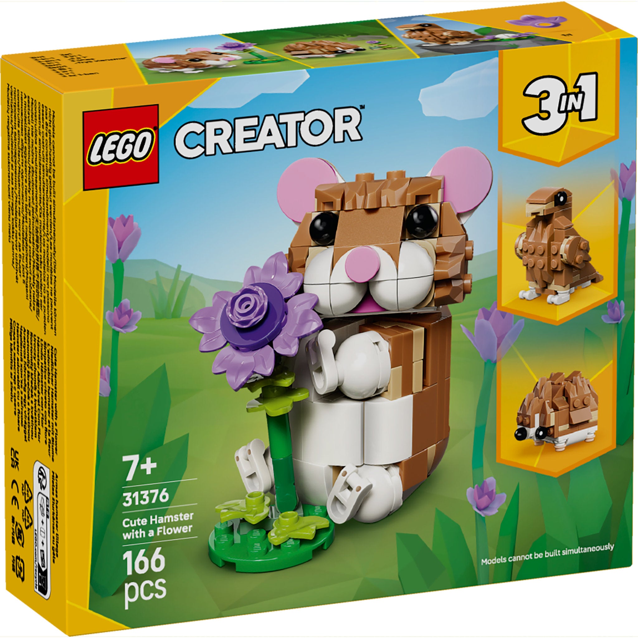LEGO 31376 Creator Cute Hamster With a Flower
