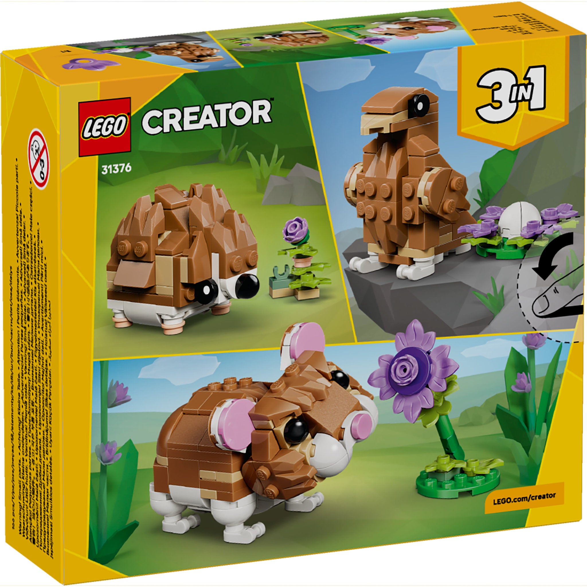 LEGO 31376 Creator Cute Hamster With a Flower
