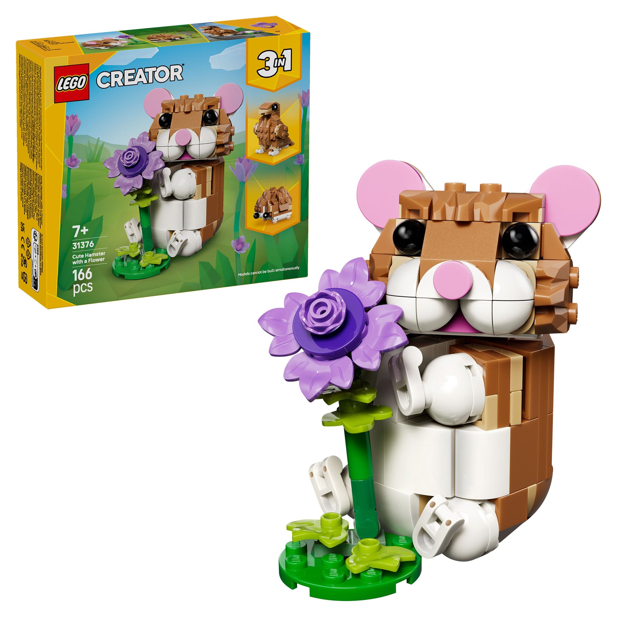 LEGO 31376 Creator Cute Hamster With a Flower