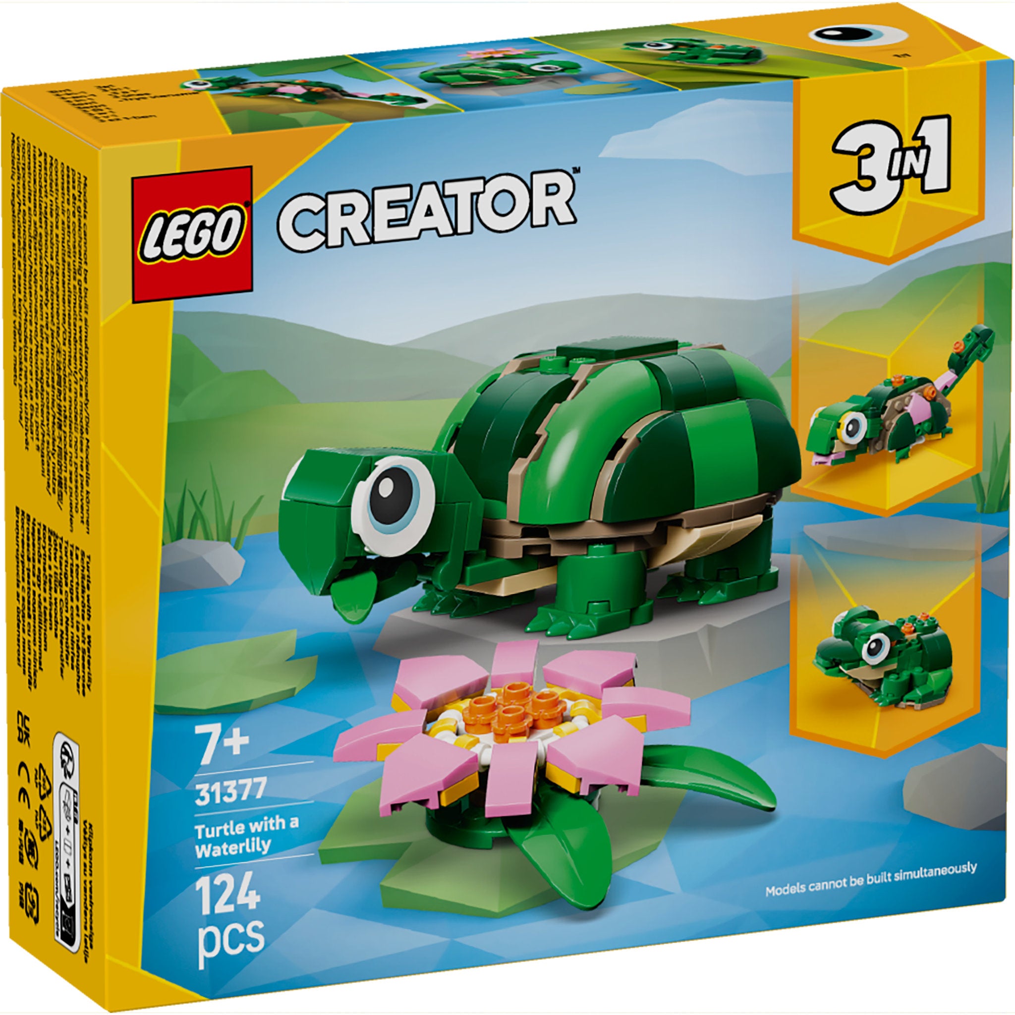 LEGO 31377 Creator Turtle With A Water Lily Flower
