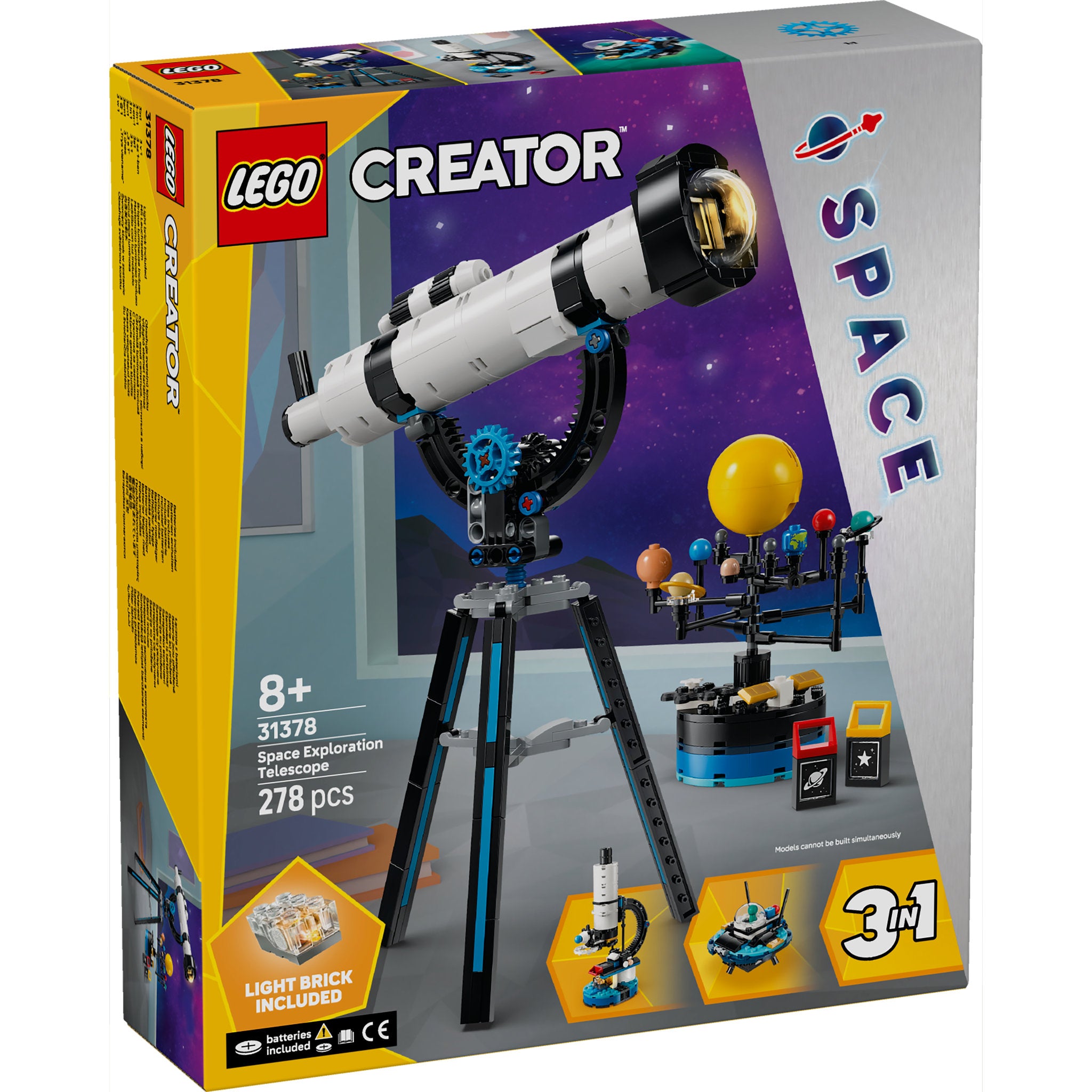 LEGO 31378 Creator Space Exploration Telescope