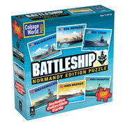 Battleship Normandy Edition 500 Piece Puzzle