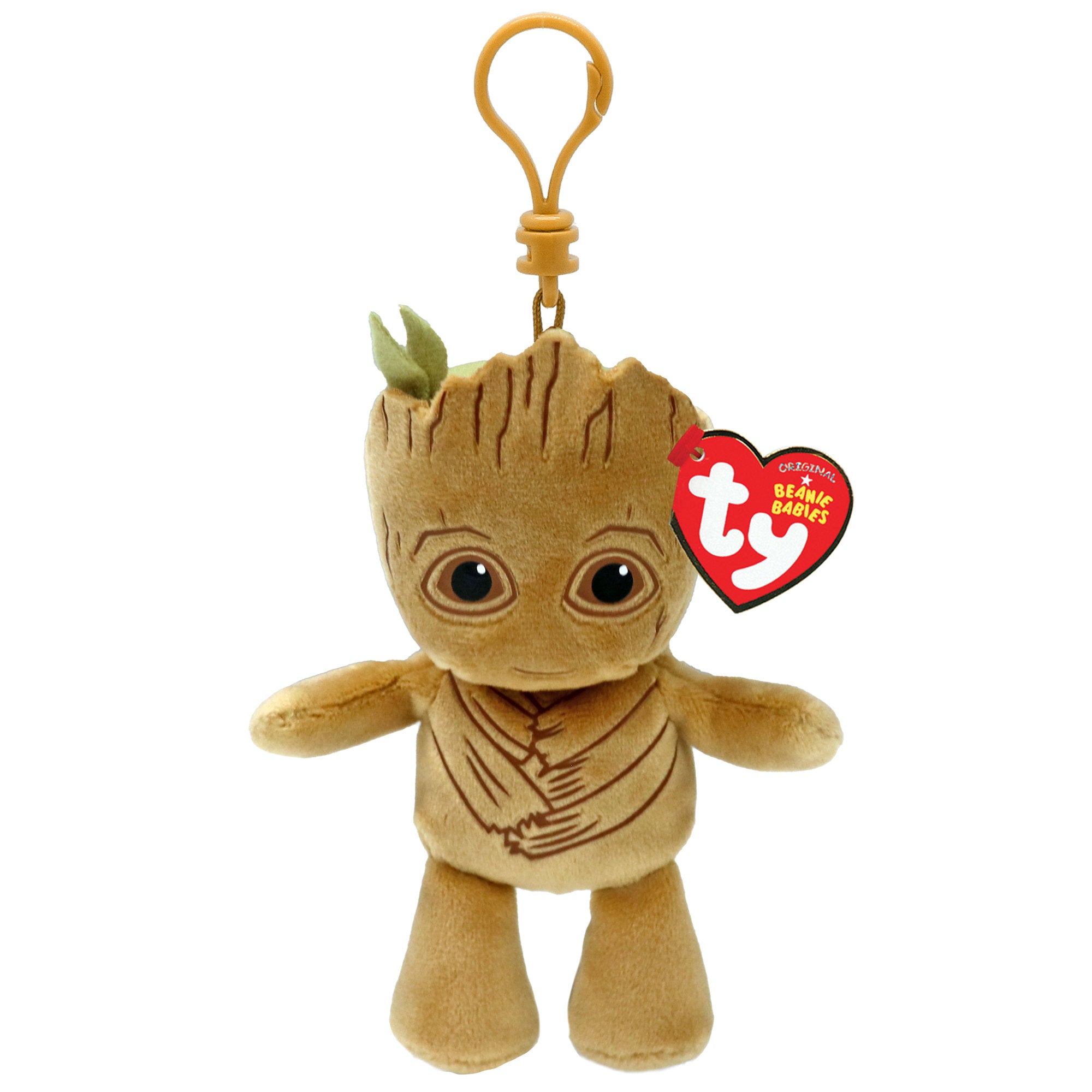 Ty Beanie Babies Floppy Clip - Marvel Groot