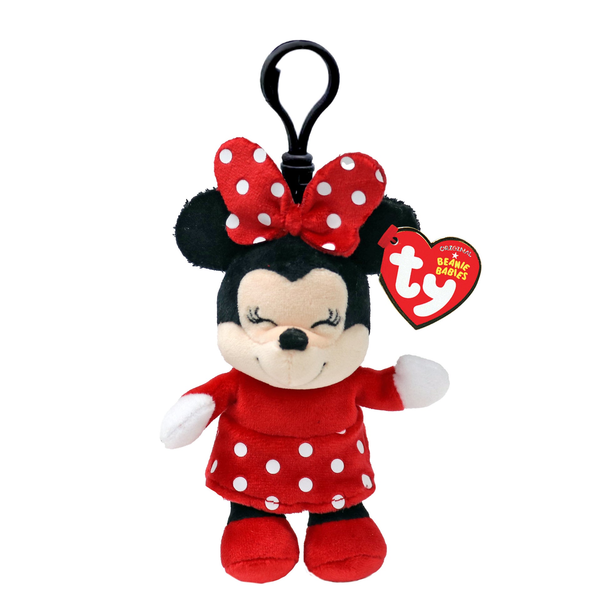 Ty Beanie Babies Floppy Clip - Disney Minnie Mouse - Toyworld NZ