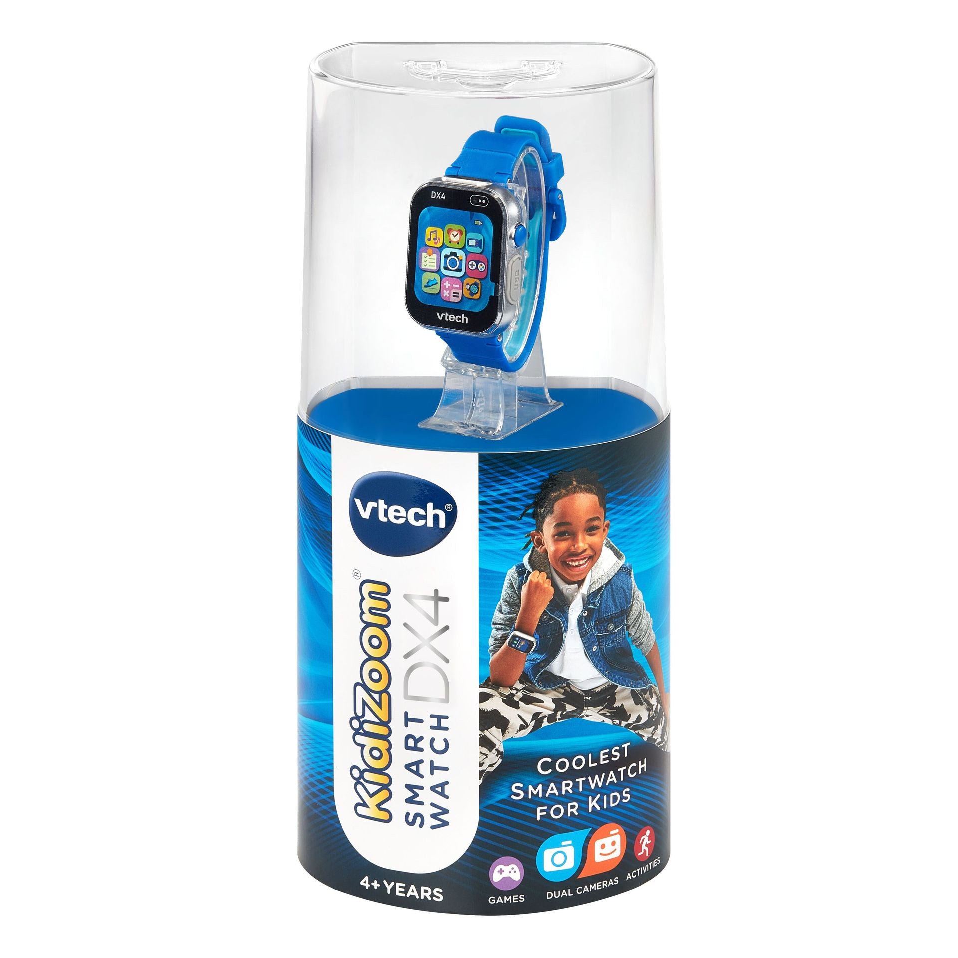 VTech Kidizoom Smart Watch DX4 - Blue - Toyworld NZ
