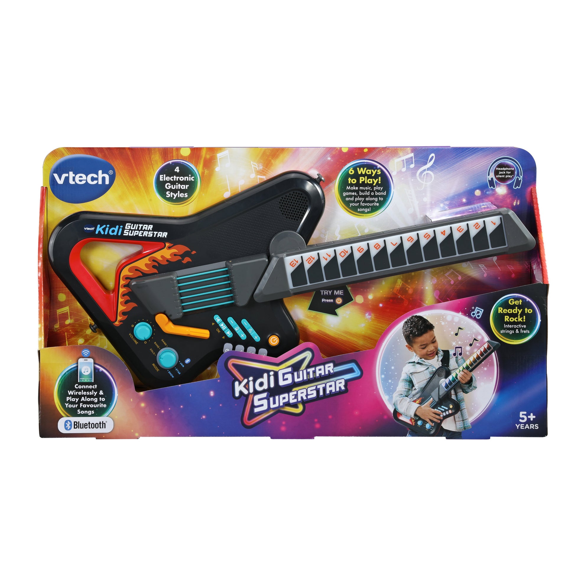 VTech Kidi Guitar Superstar - Black - Toyworld NZ